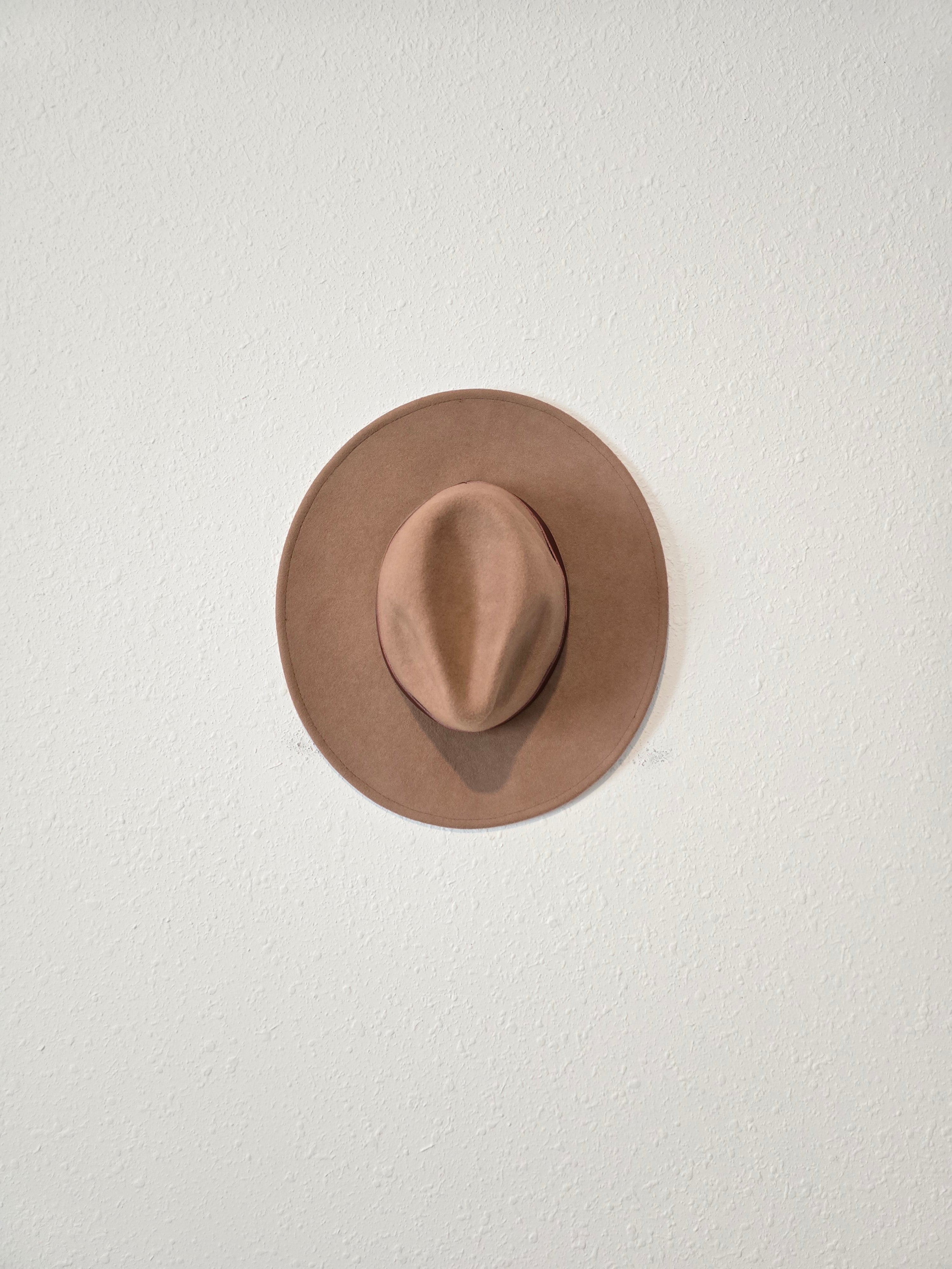 Brown Wool Rancher Hat (OS)