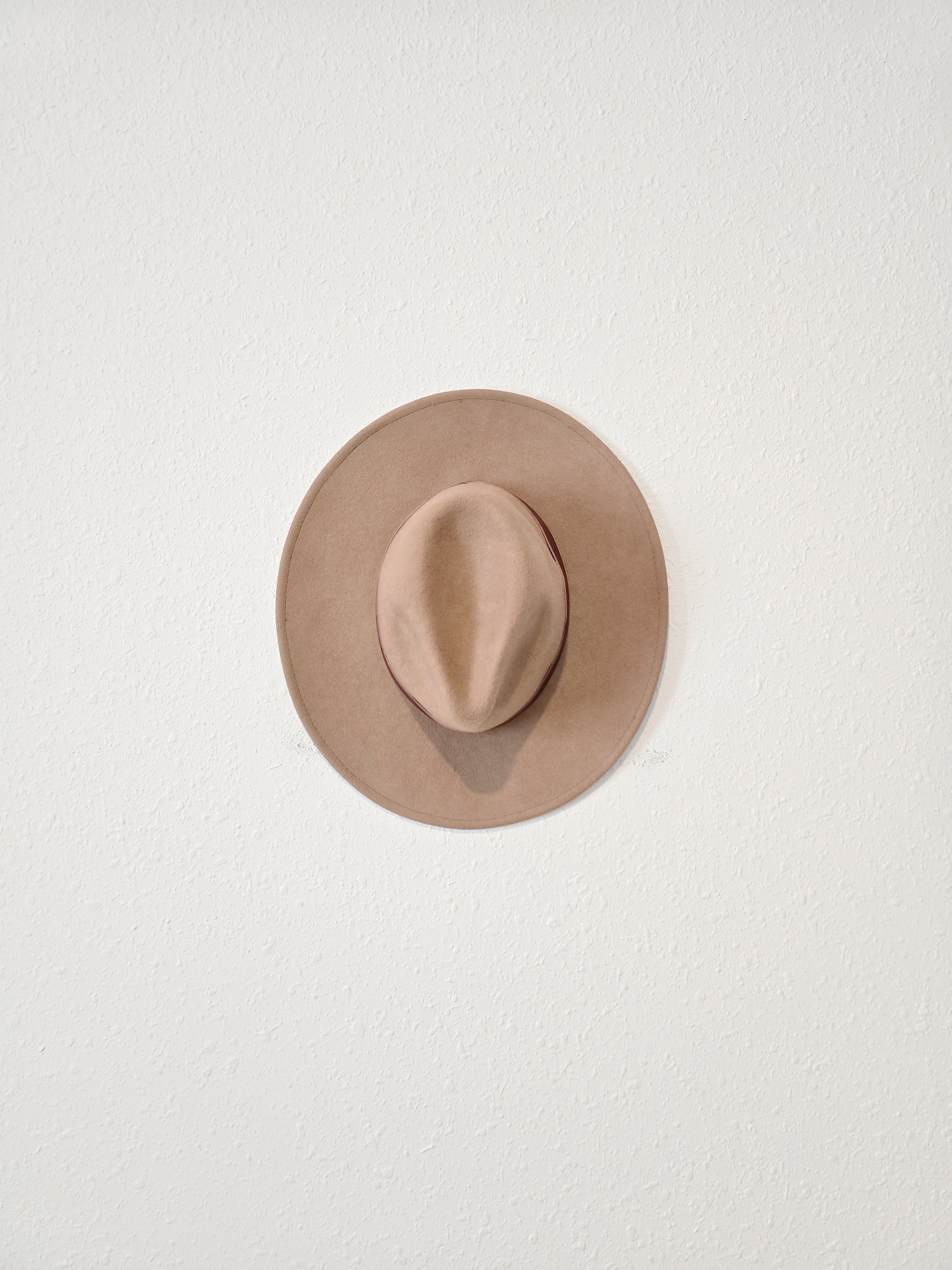 Brown Wool Rancher Hat (OS)