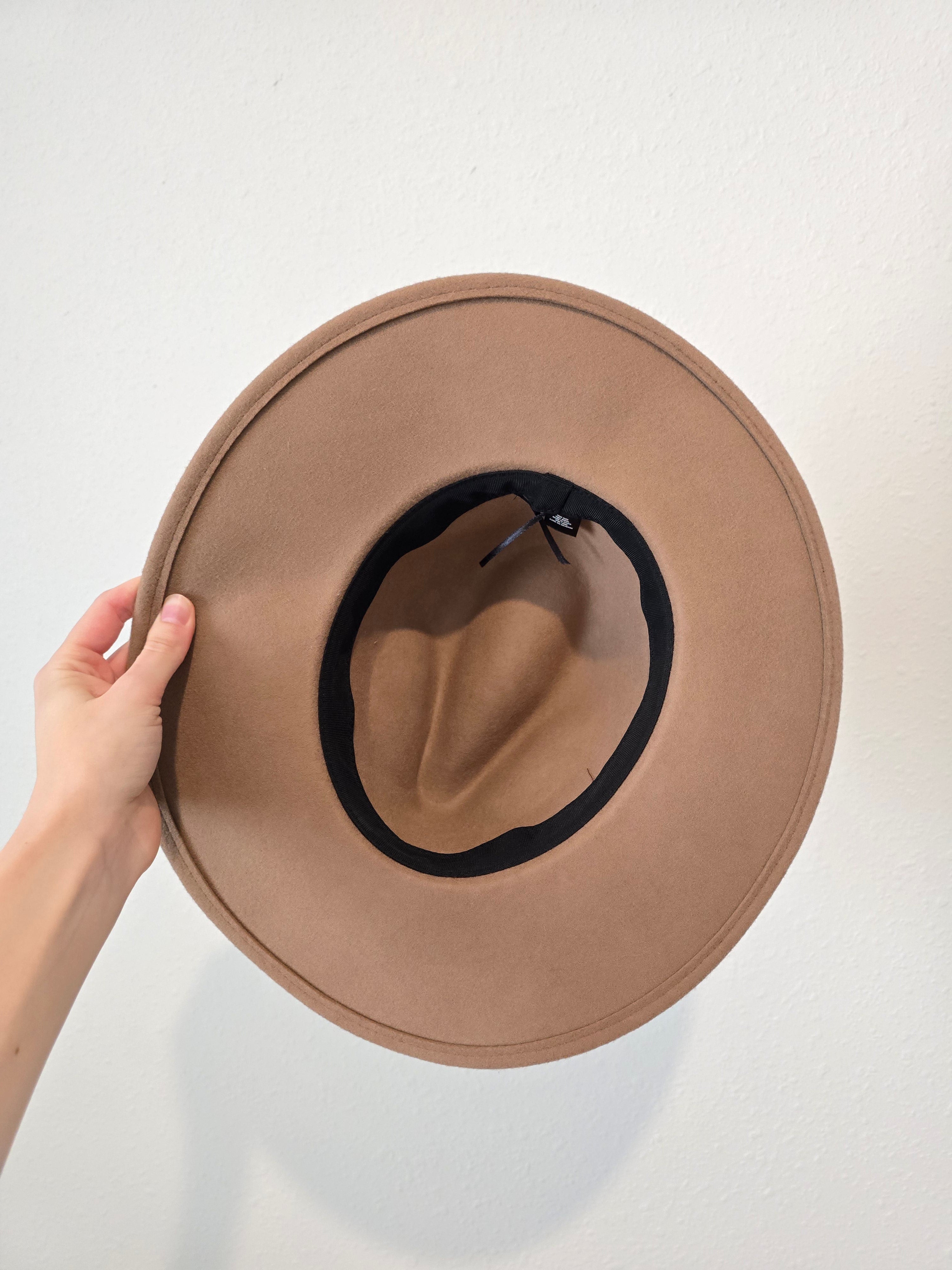 Brown Wool Rancher Hat (OS)