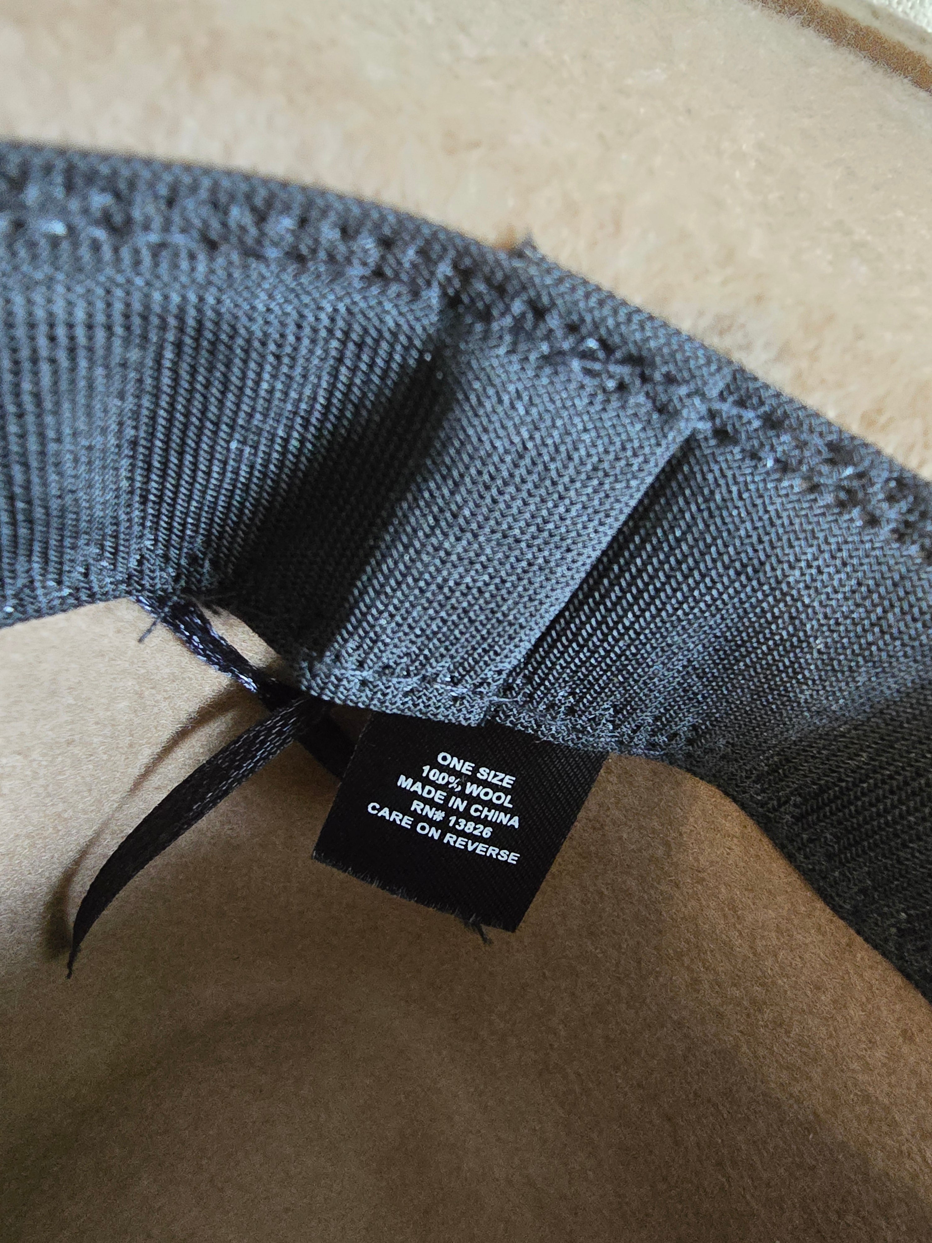 Brown Wool Rancher Hat (OS)