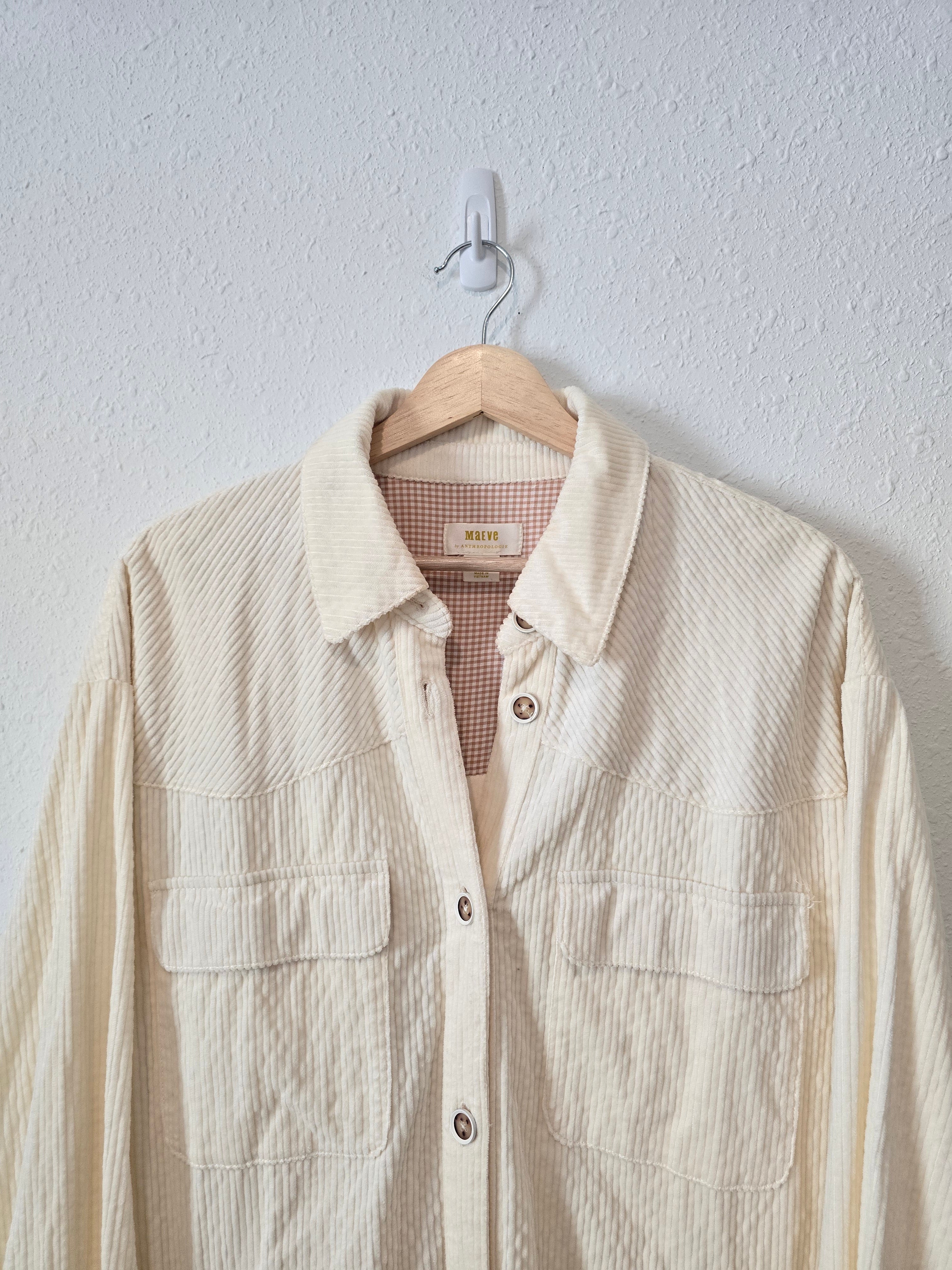 Anthropologie Corduroy Shirt Jacket (M)