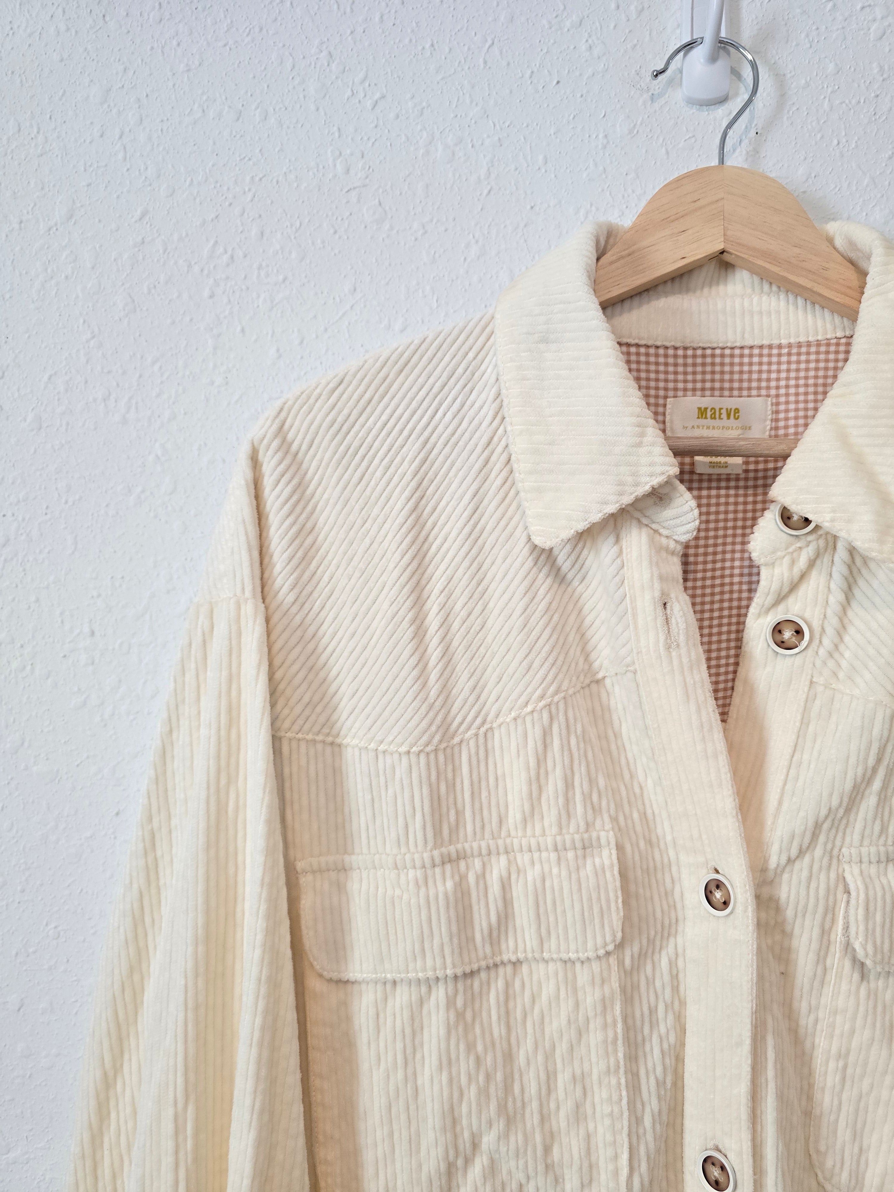 Anthropologie Corduroy Shirt Jacket (M)