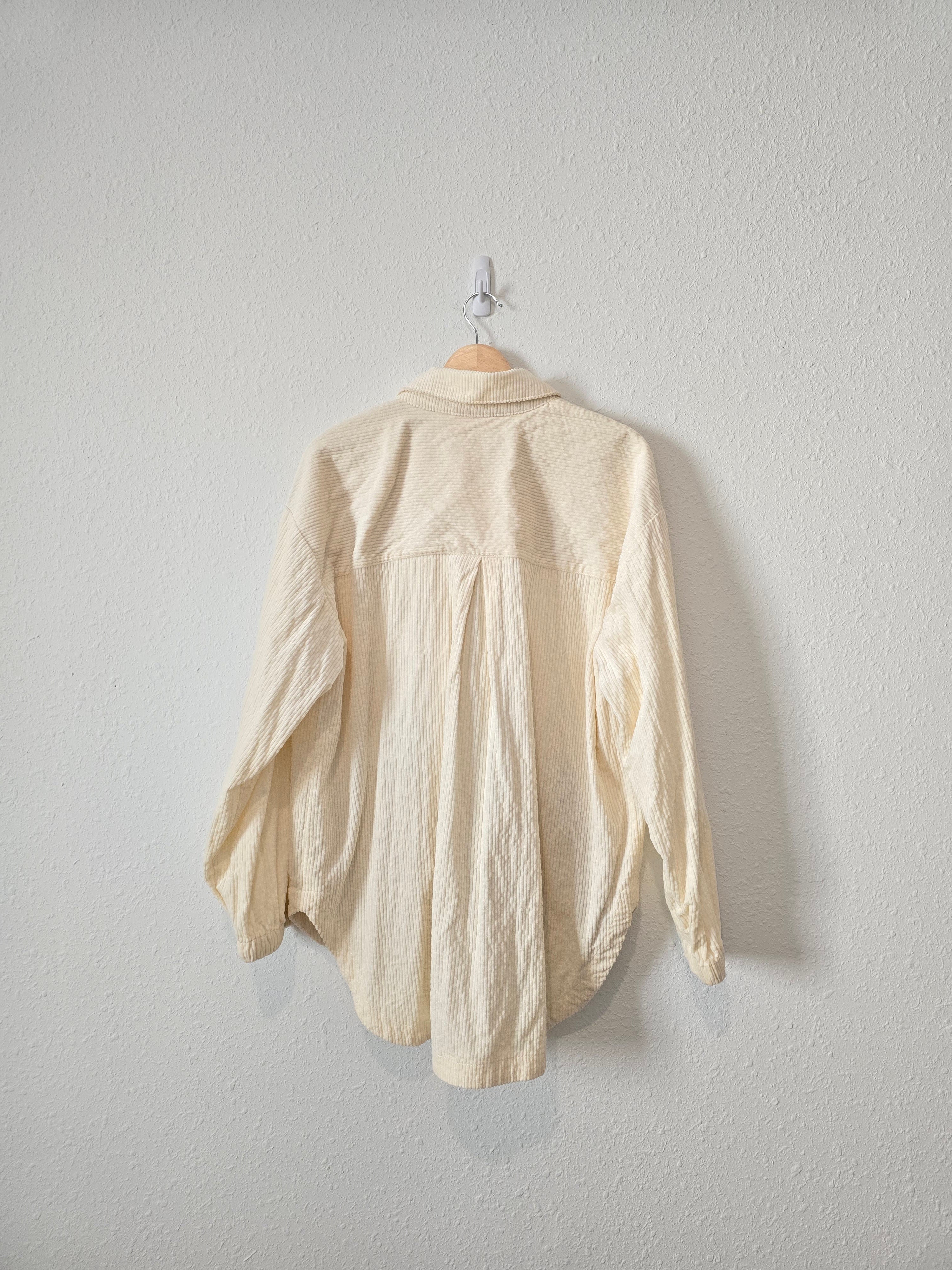 Anthropologie Corduroy Shirt Jacket (M)