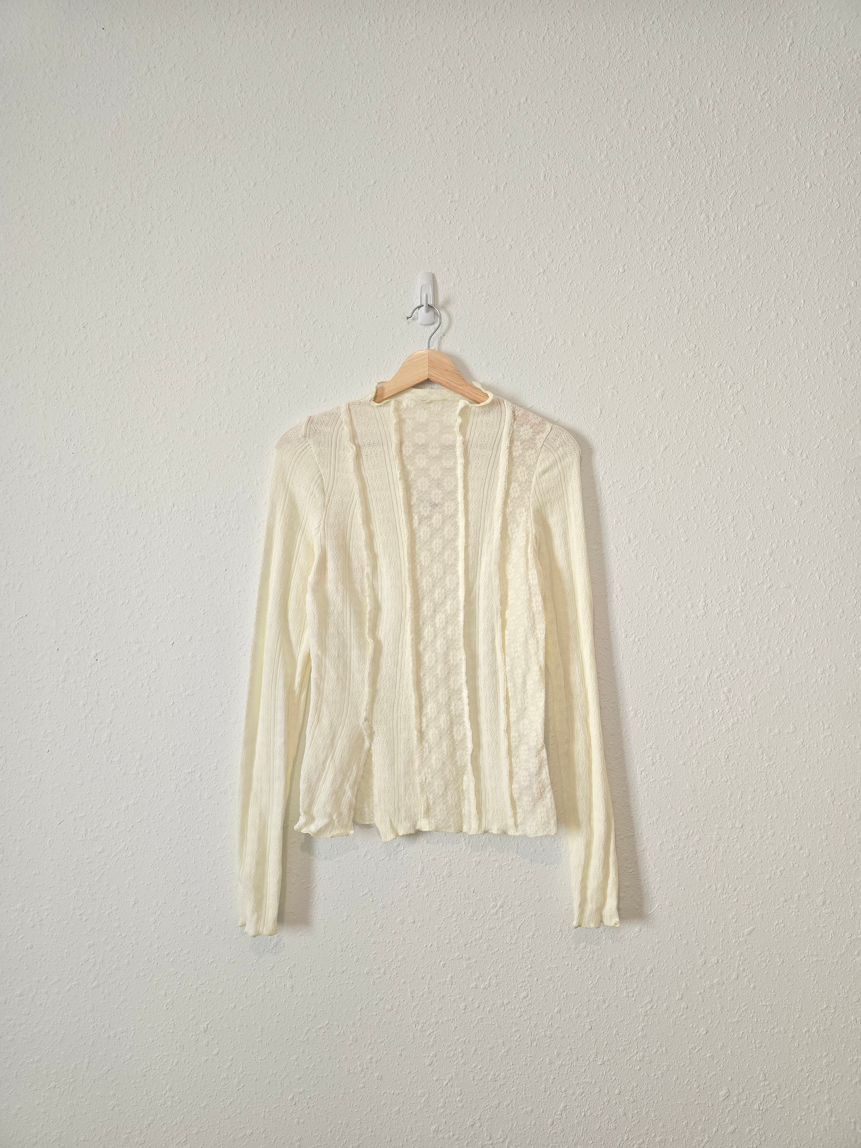 NEW Free People Floral Lace Top (M)