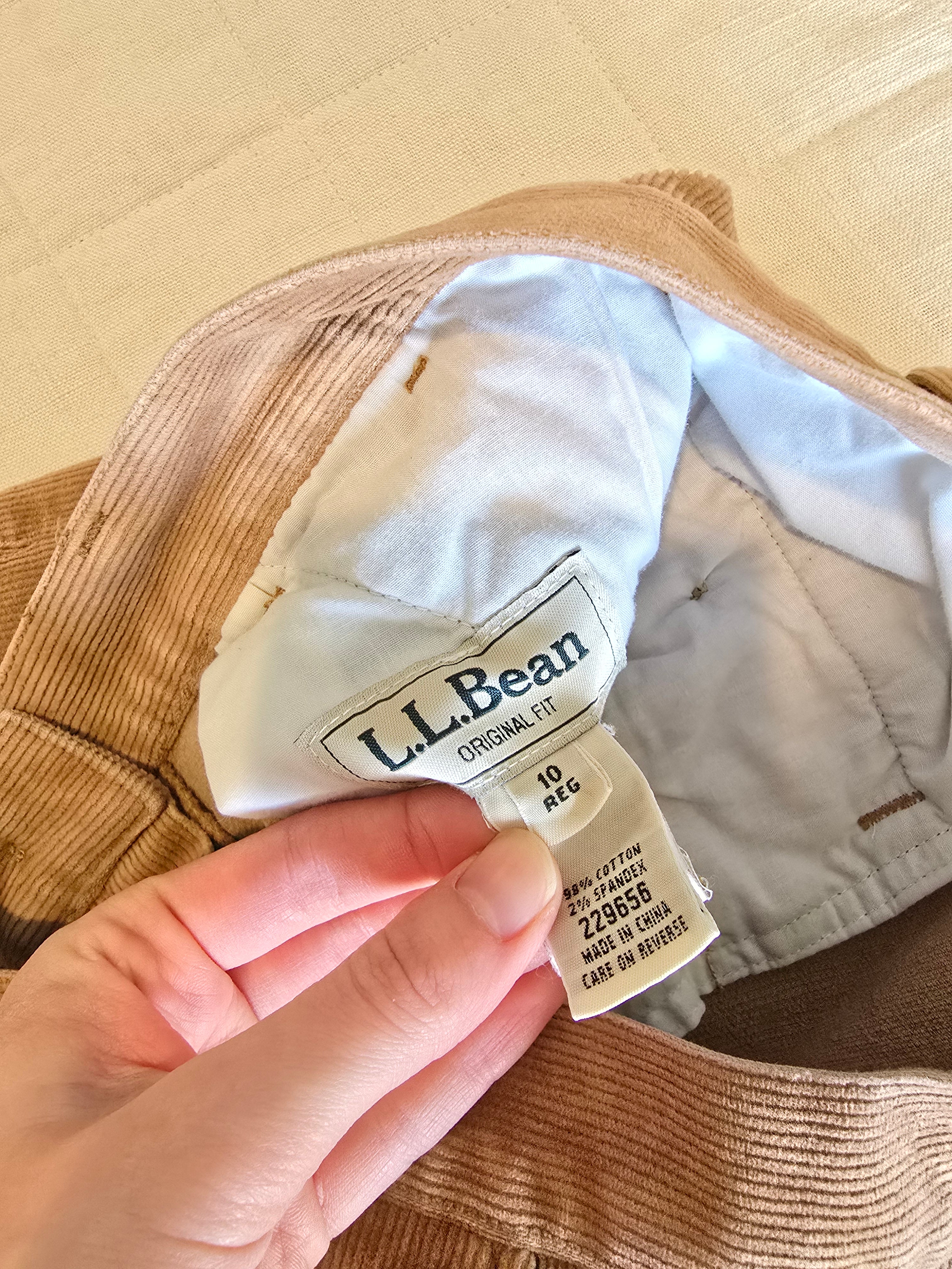 Vintage LL Bean Cord Pants (28/6)