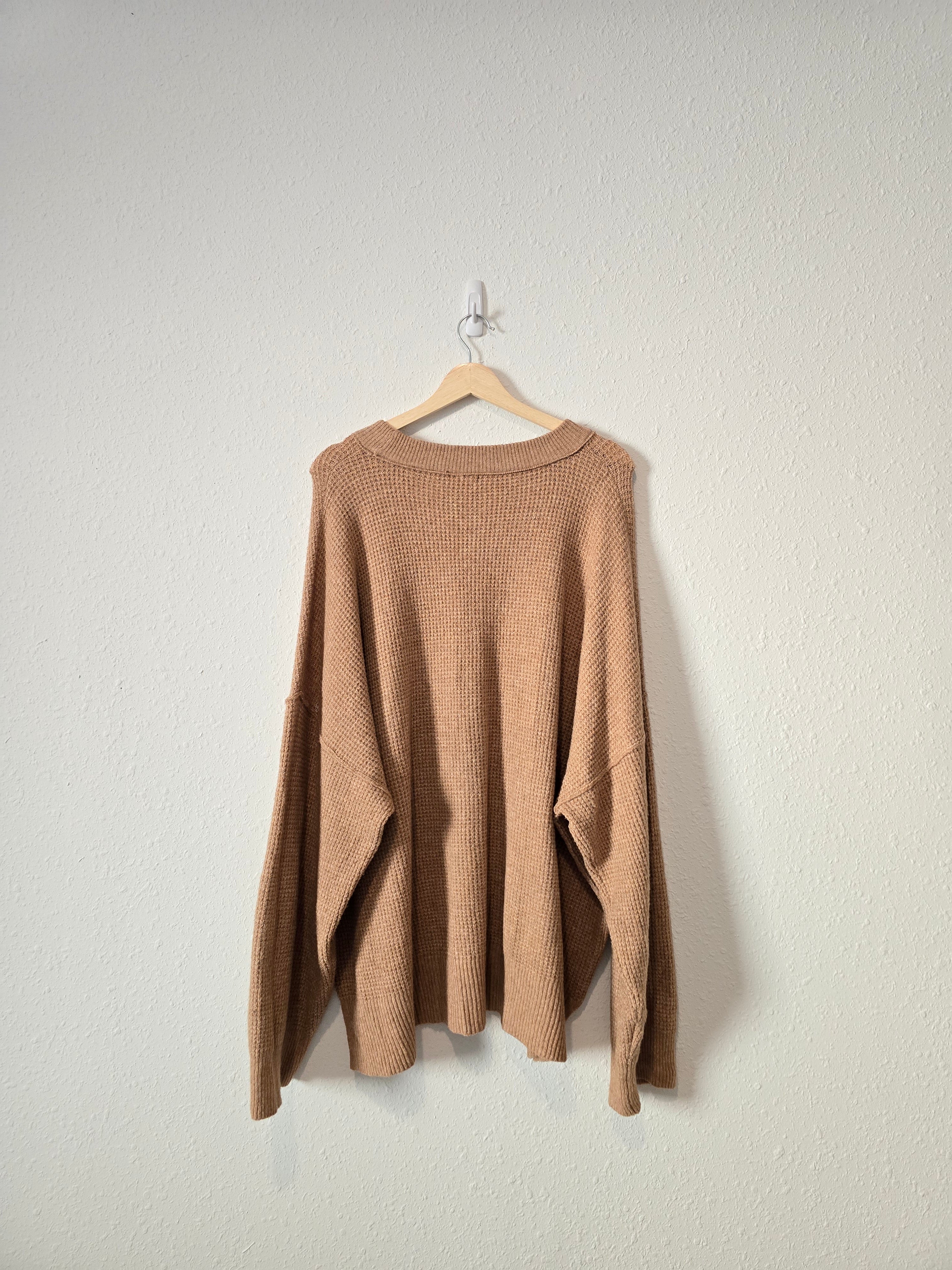 Aerie Cozy Waffle Sweater (XL)