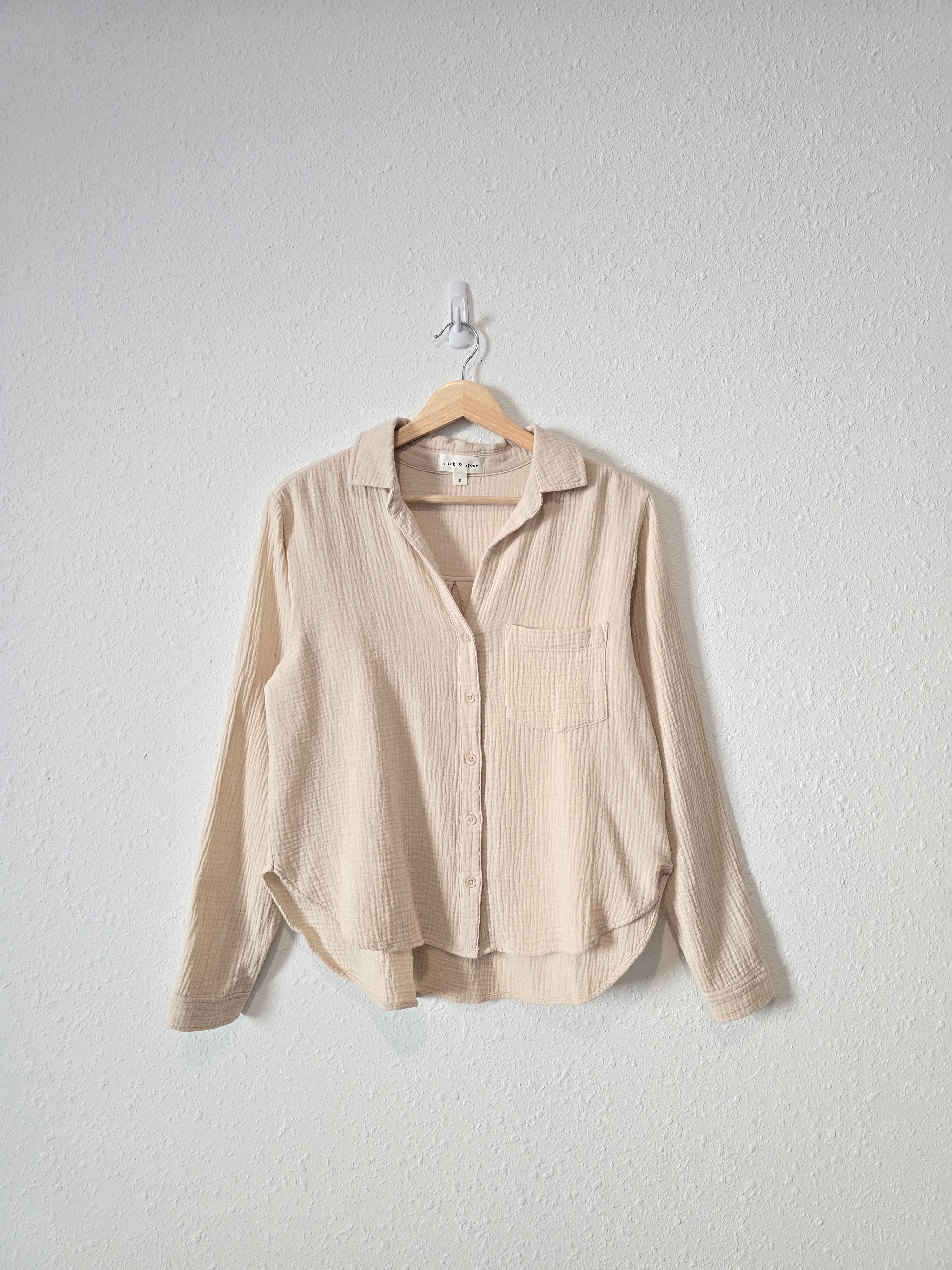 Anthropologie Gauze Button Up (S)