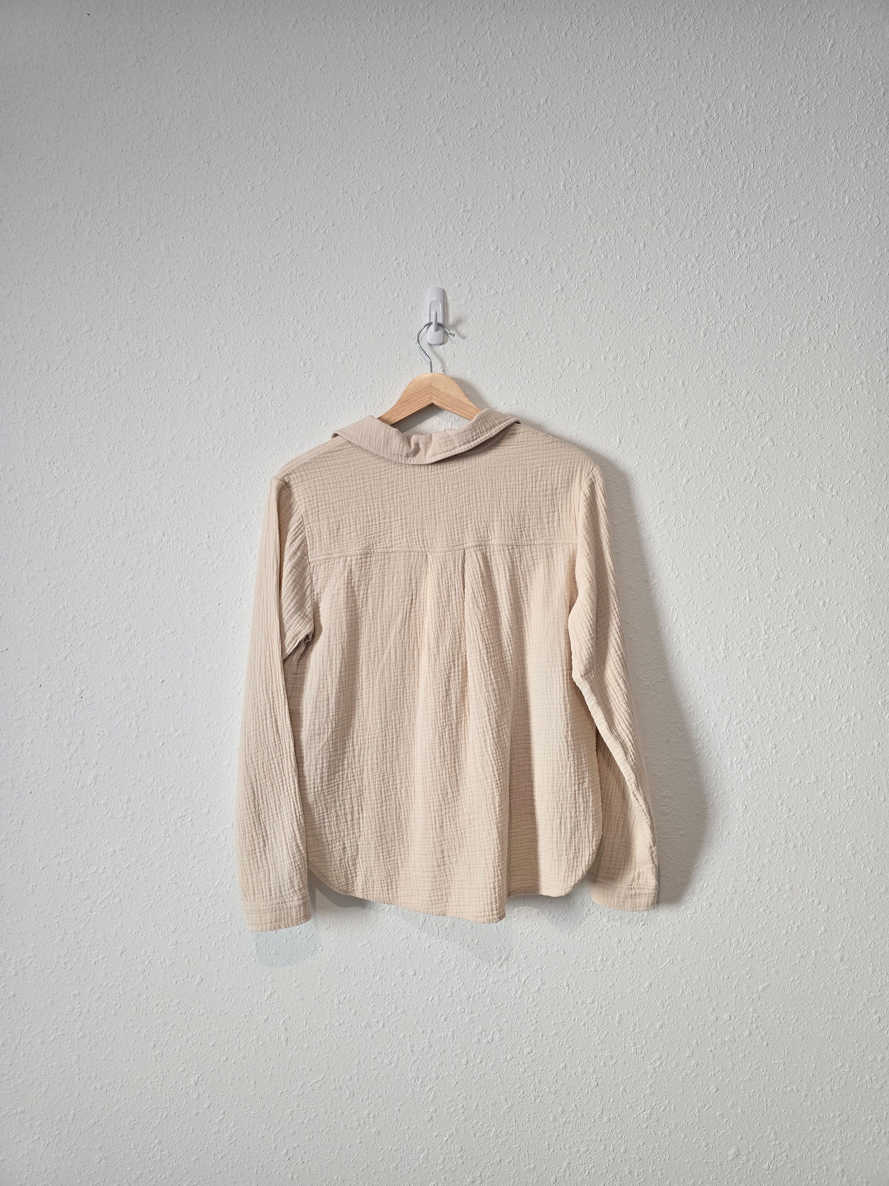 Anthropologie Gauze Button Up (S)