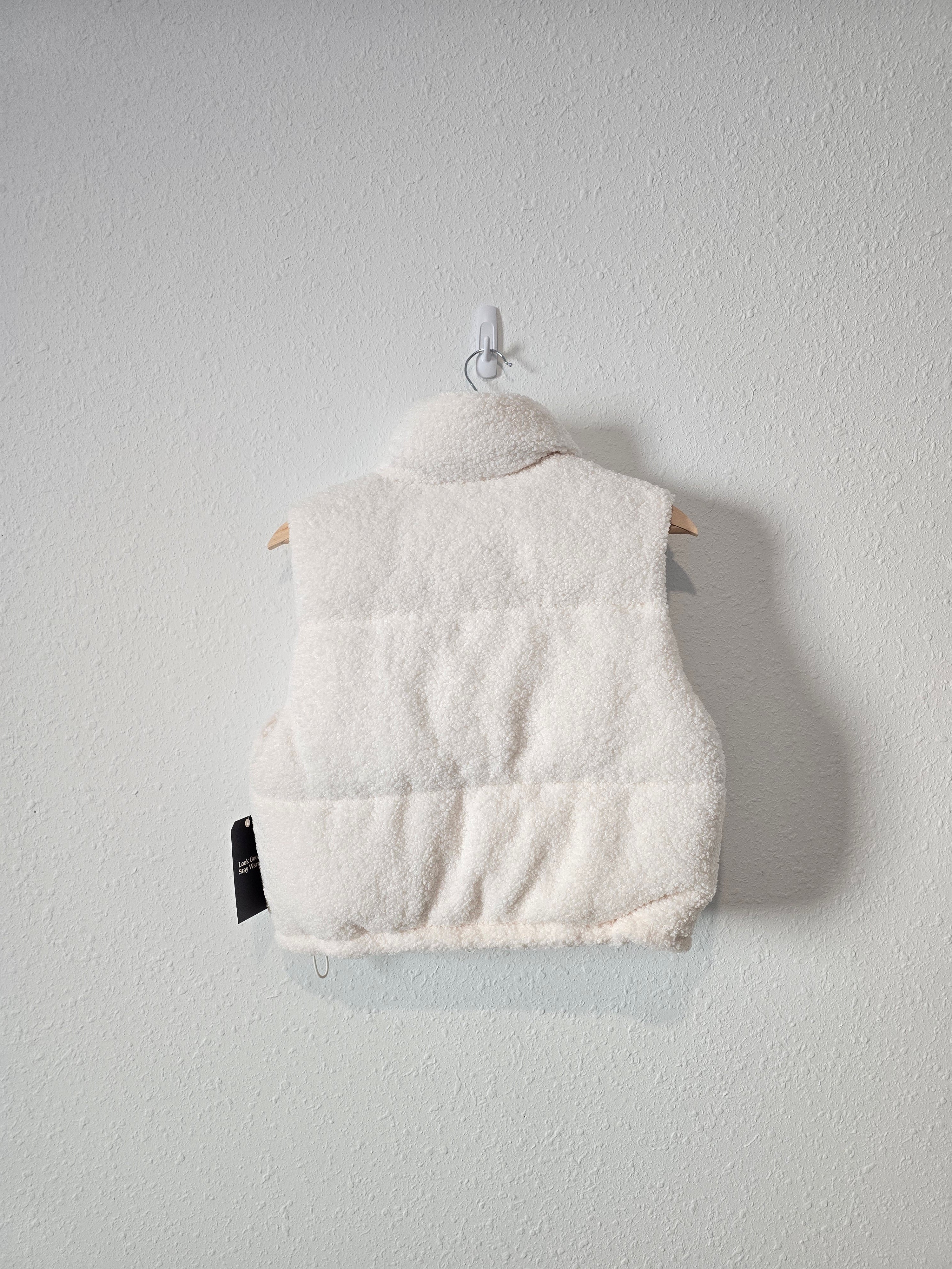 NEW Sherpa Puffer Vest (L)