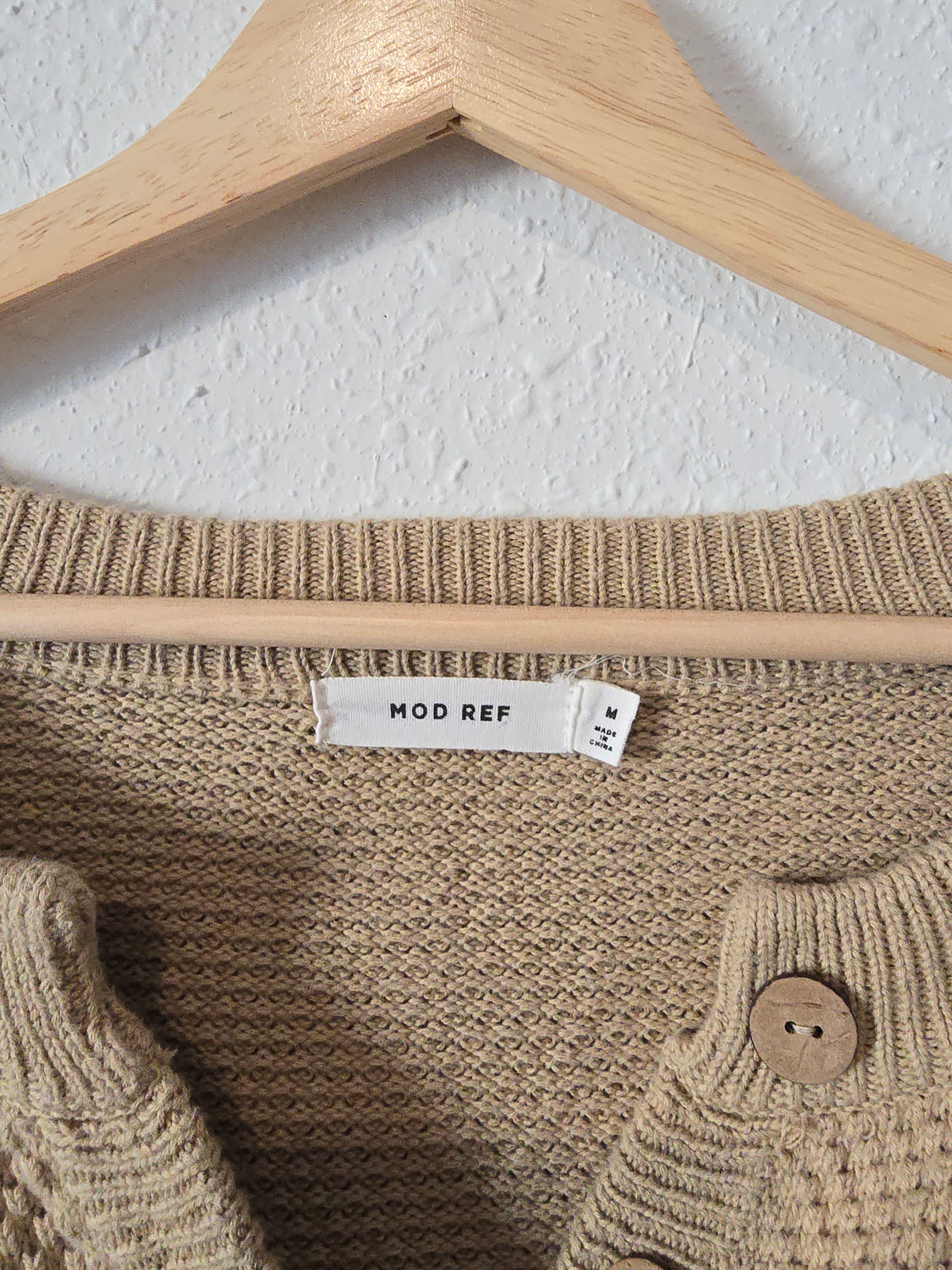 Mod Ref Waffle Henley Sweater (M)