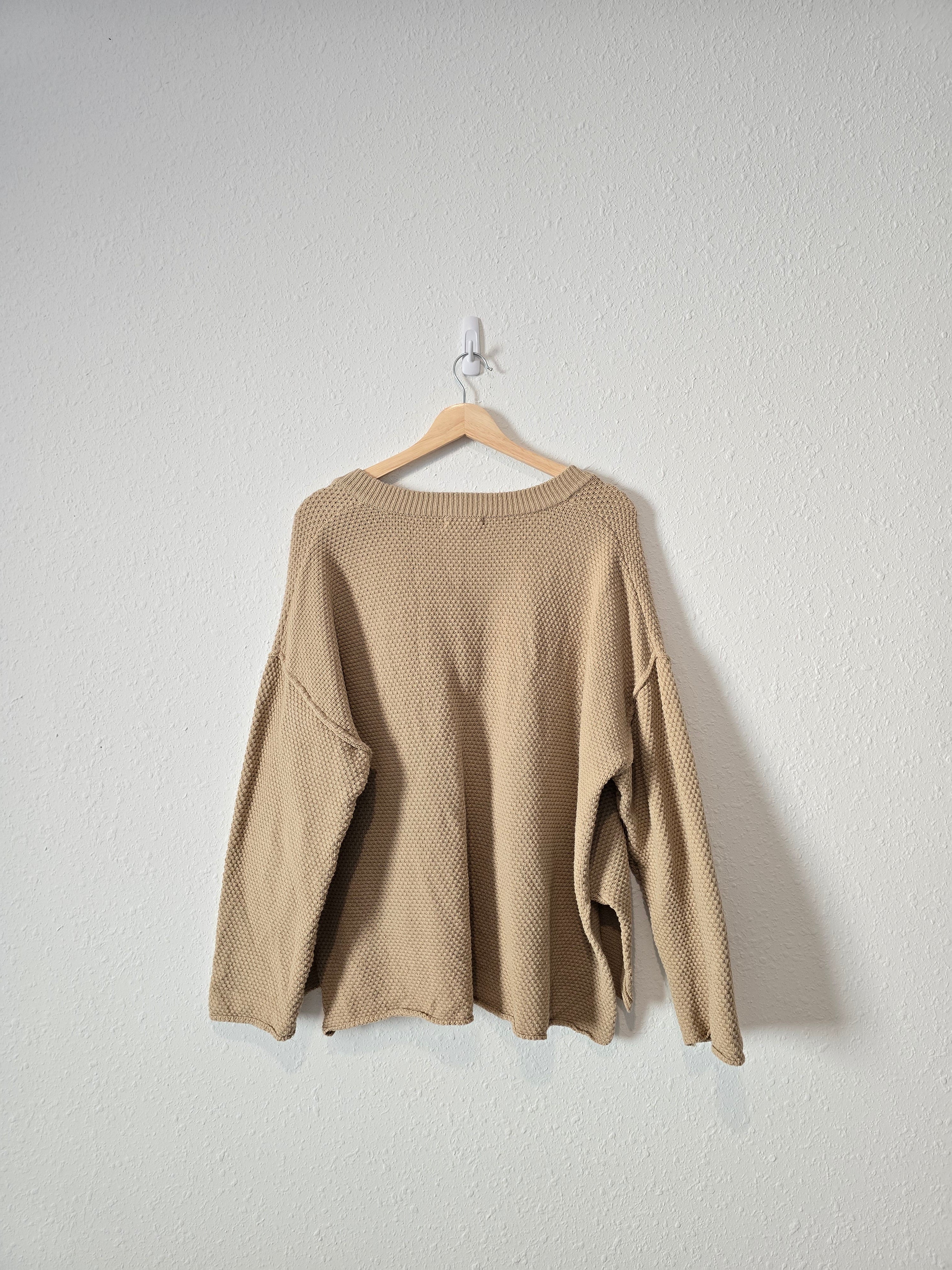 Mod Ref Waffle Henley Sweater (M)