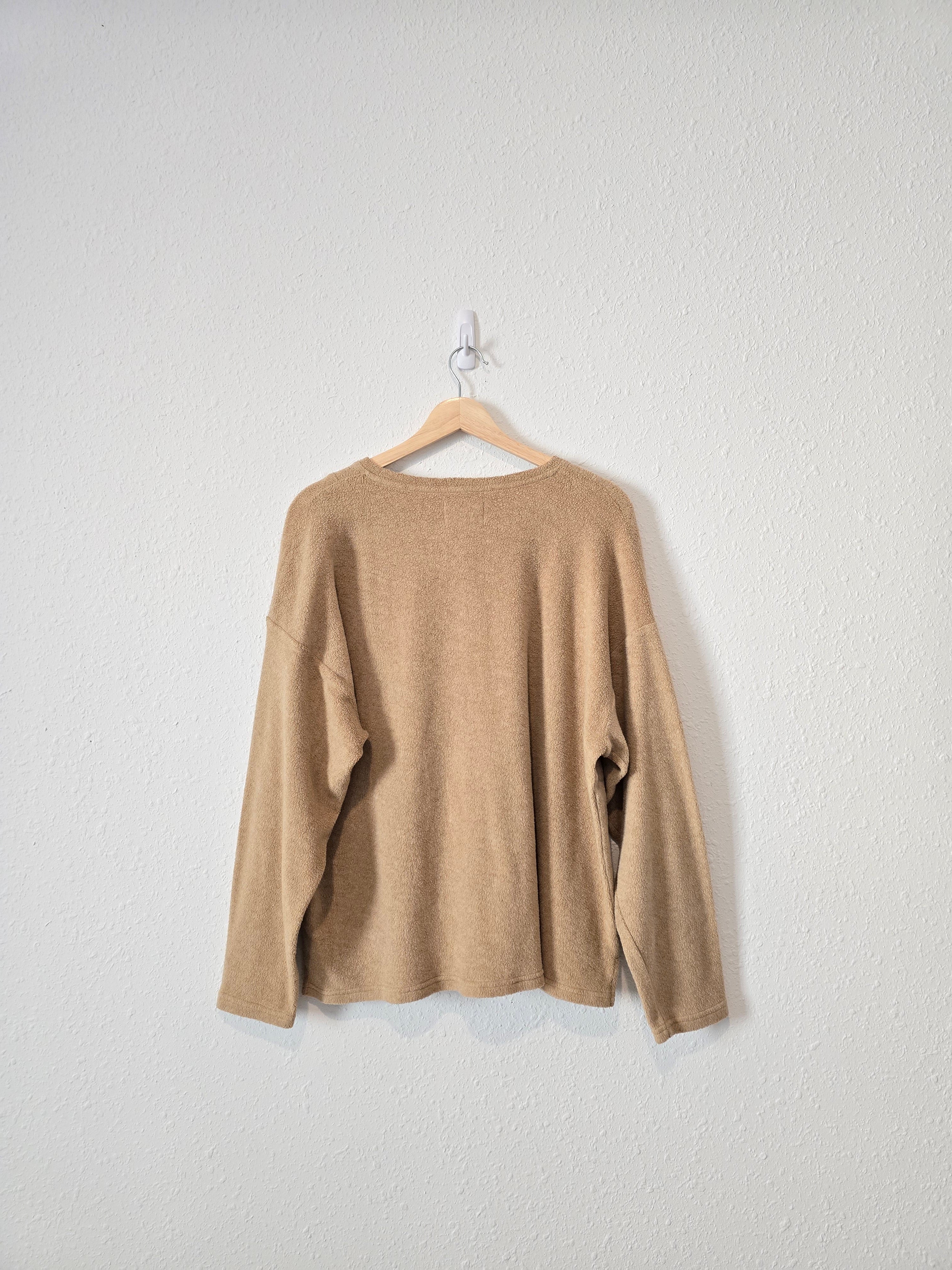 Madewell Cozy Henley Top (L)