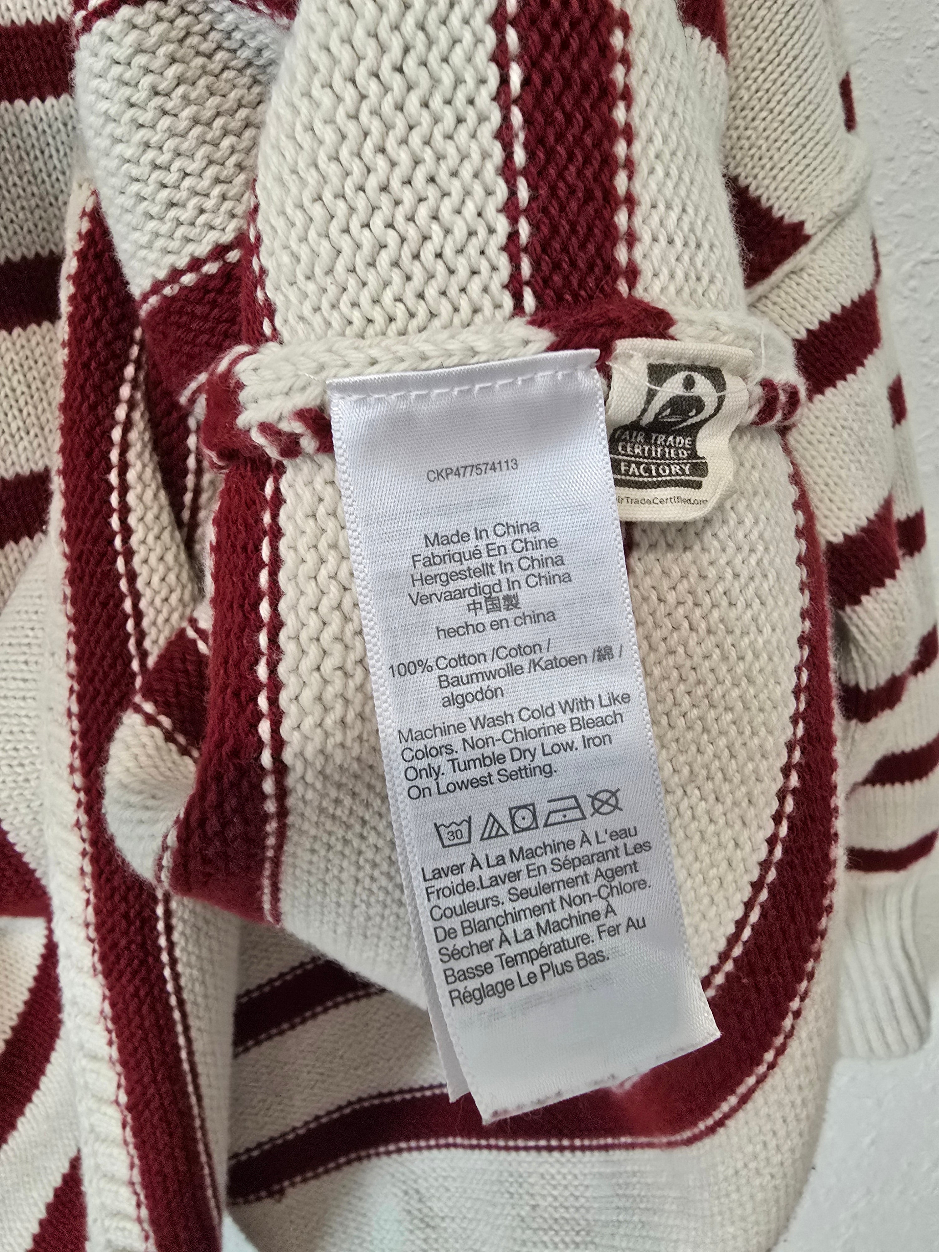 Madewell Cotton Striped Sweater (L)