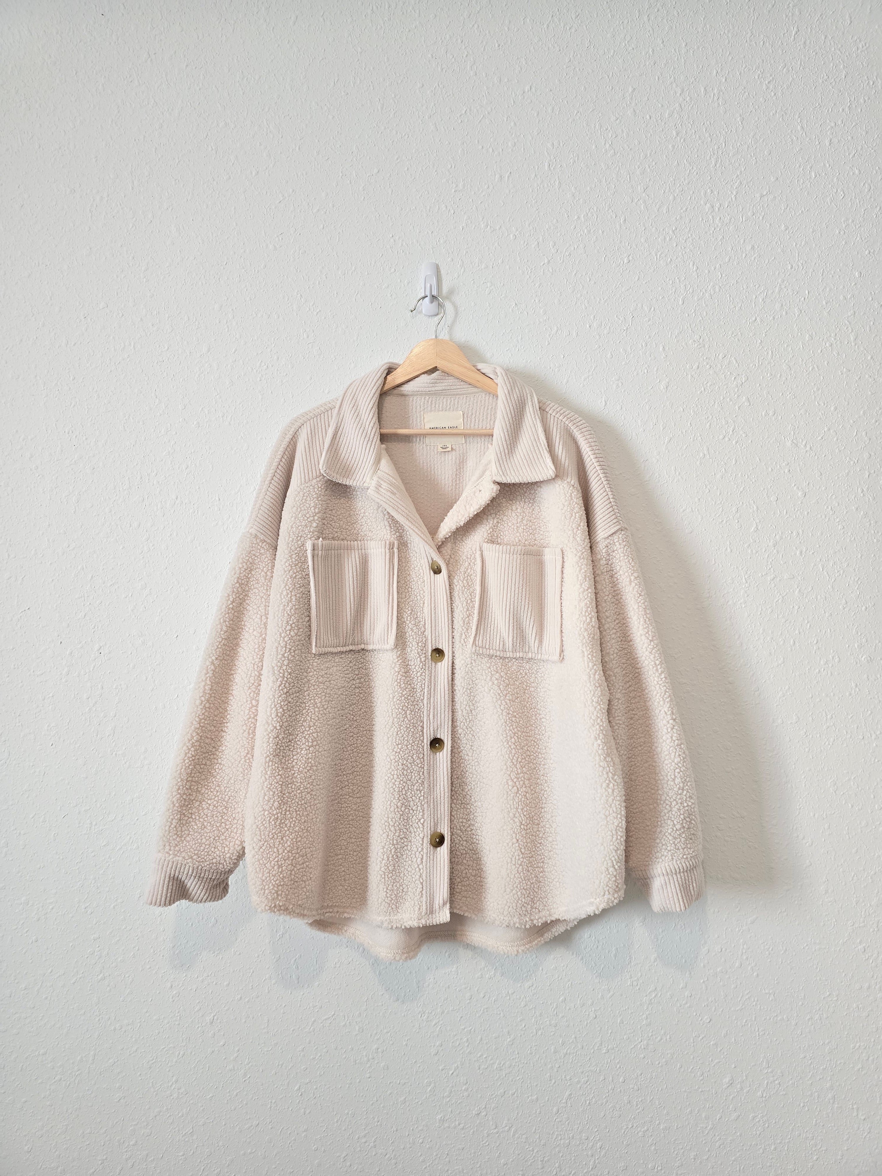 Oversized Sherpa Shacket (L)
