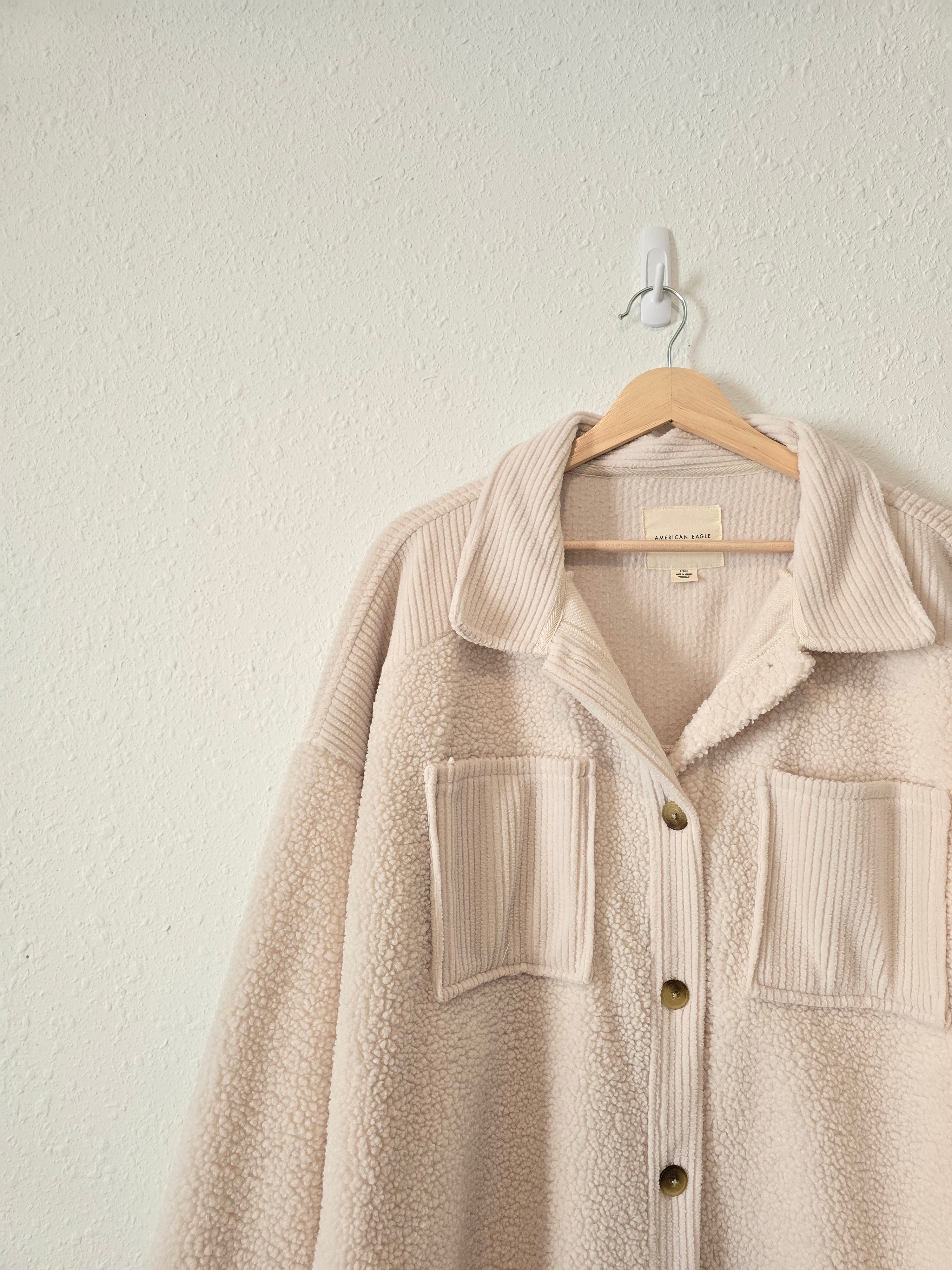 Oversized Sherpa Shacket (L)