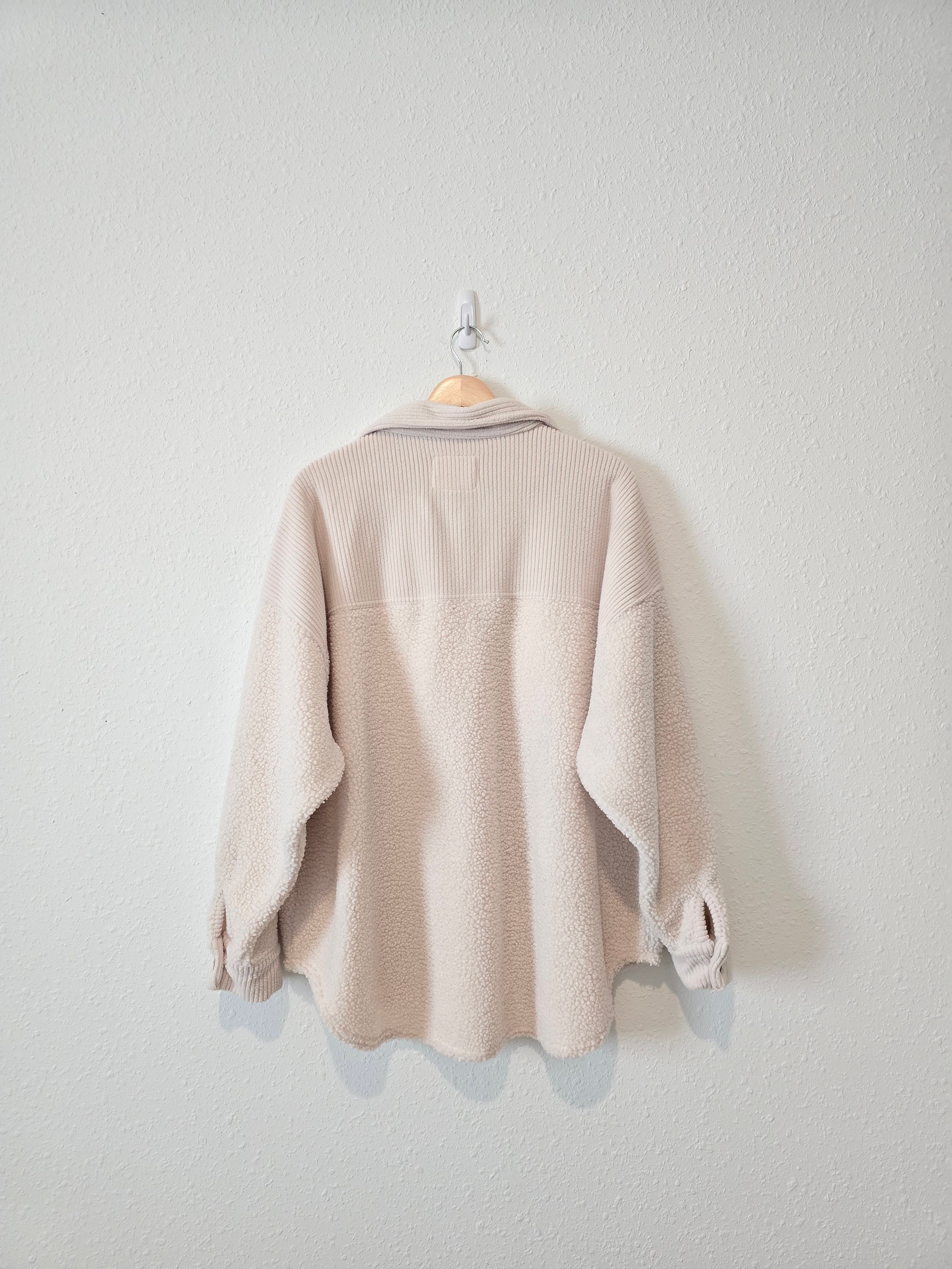 Oversized Sherpa Shacket (L)