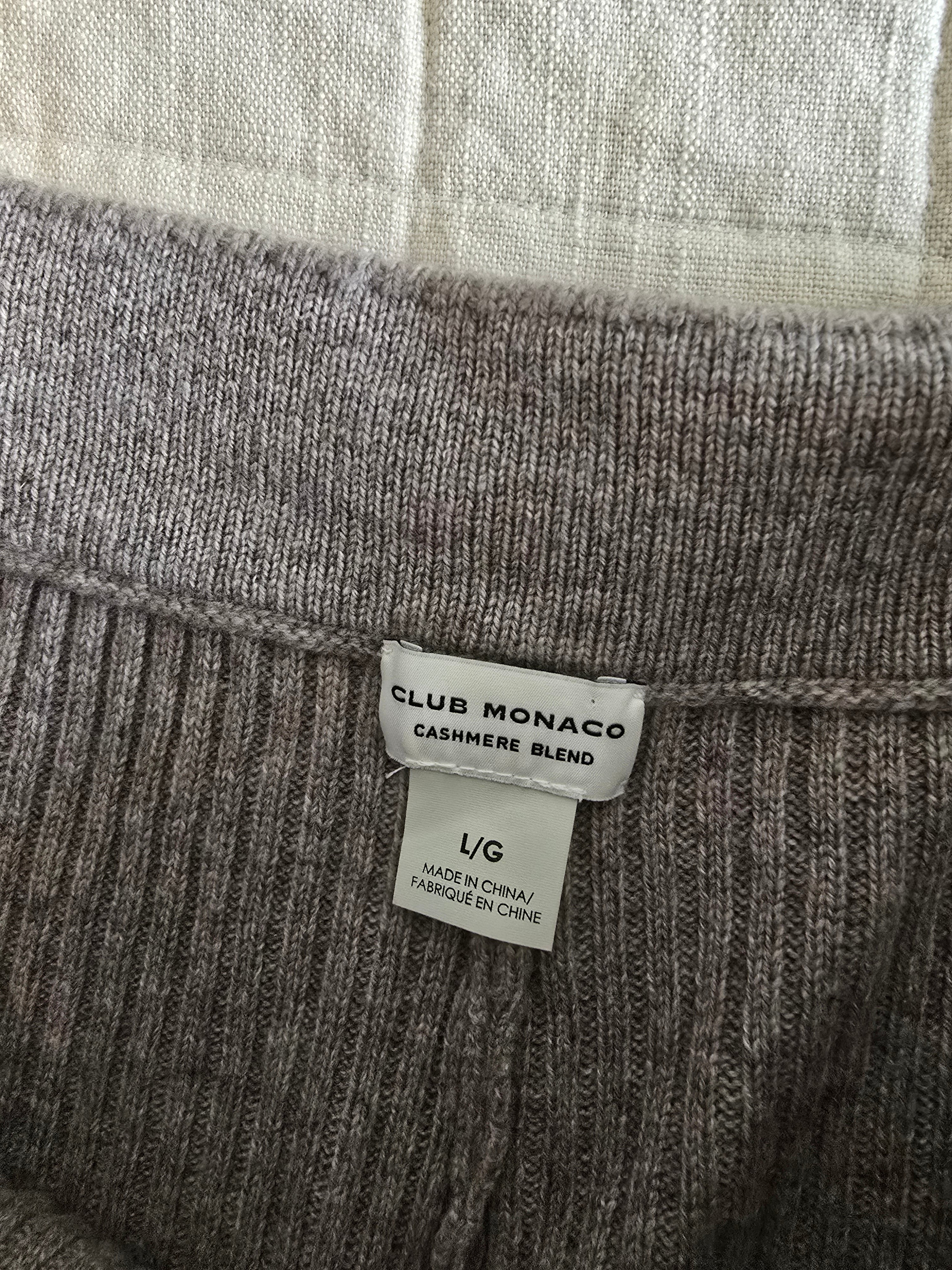 Club Monaco Wool Cashmere Knit Pants (L)