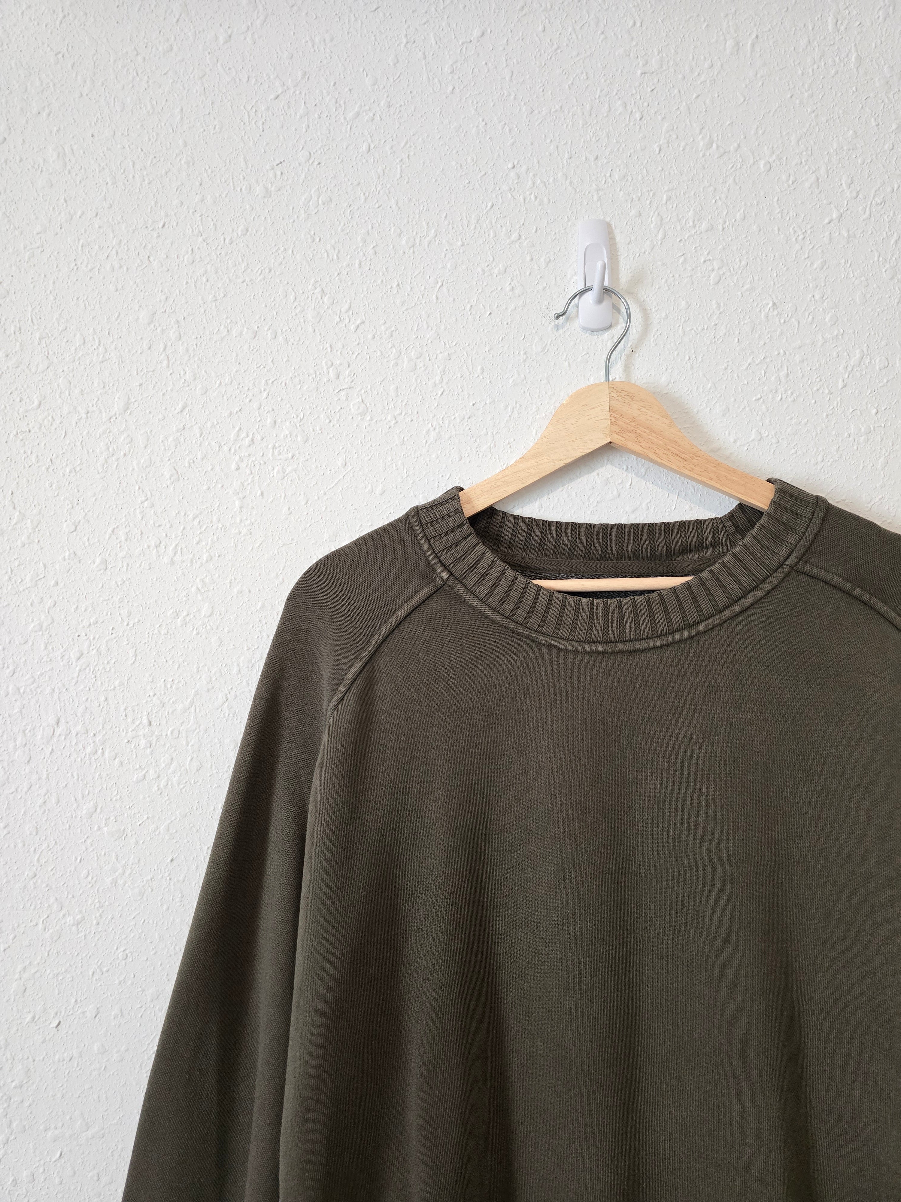 Aerie Olive Oversized Sweatshirt (L)