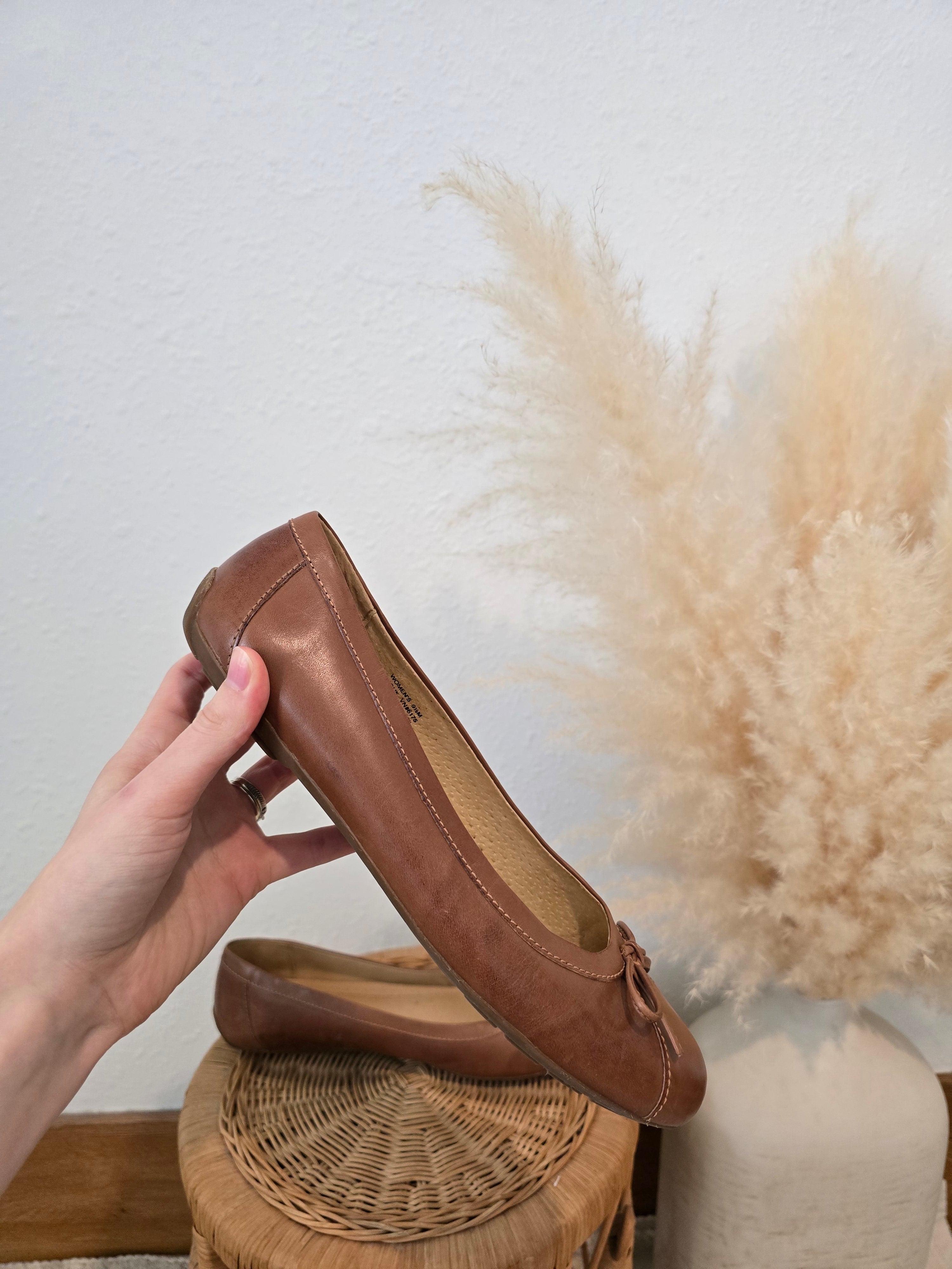 LL Bean Brown Ballet Flats (9.5)
