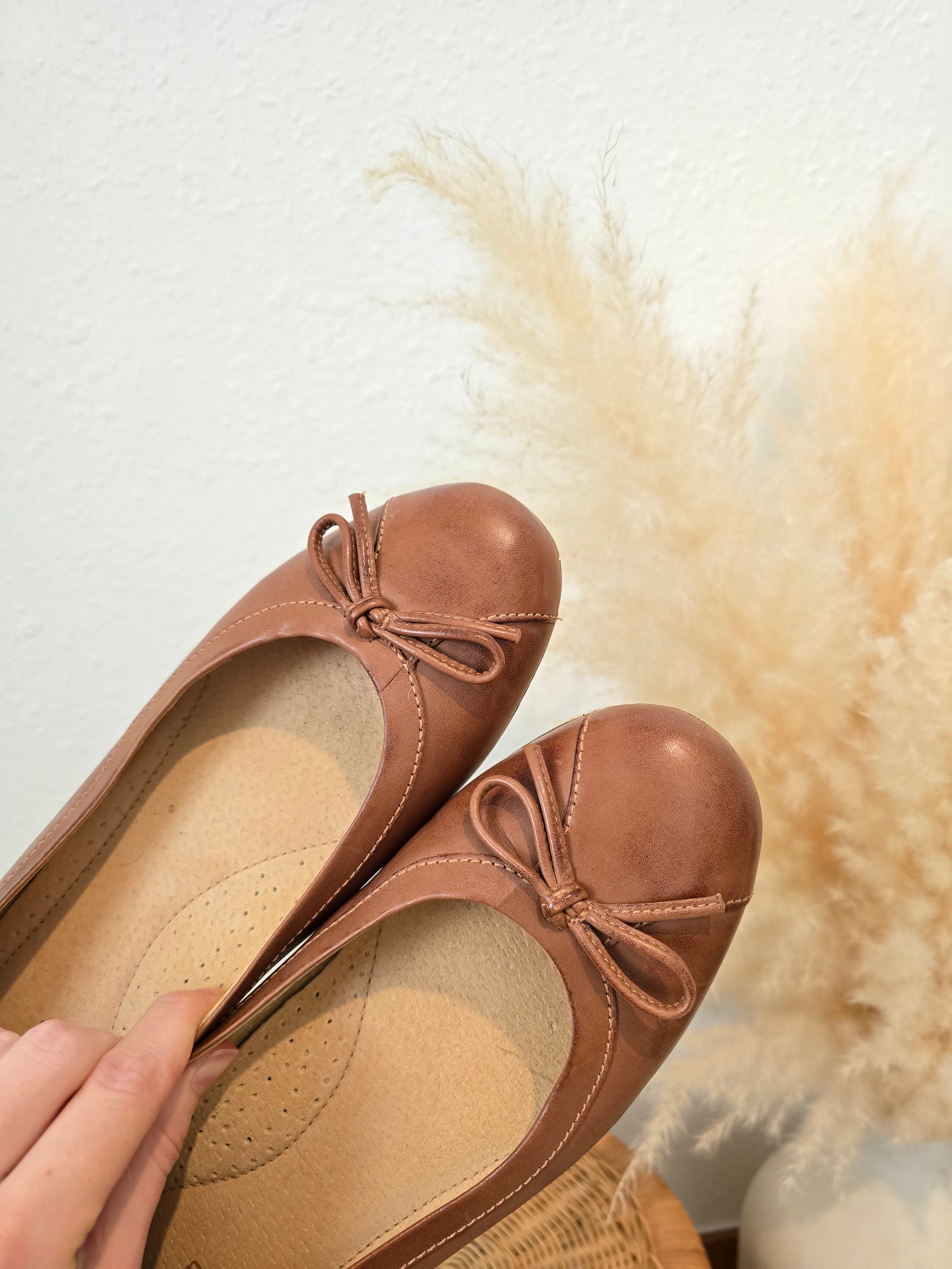 LL Bean Brown Ballet Flats (9.5)
