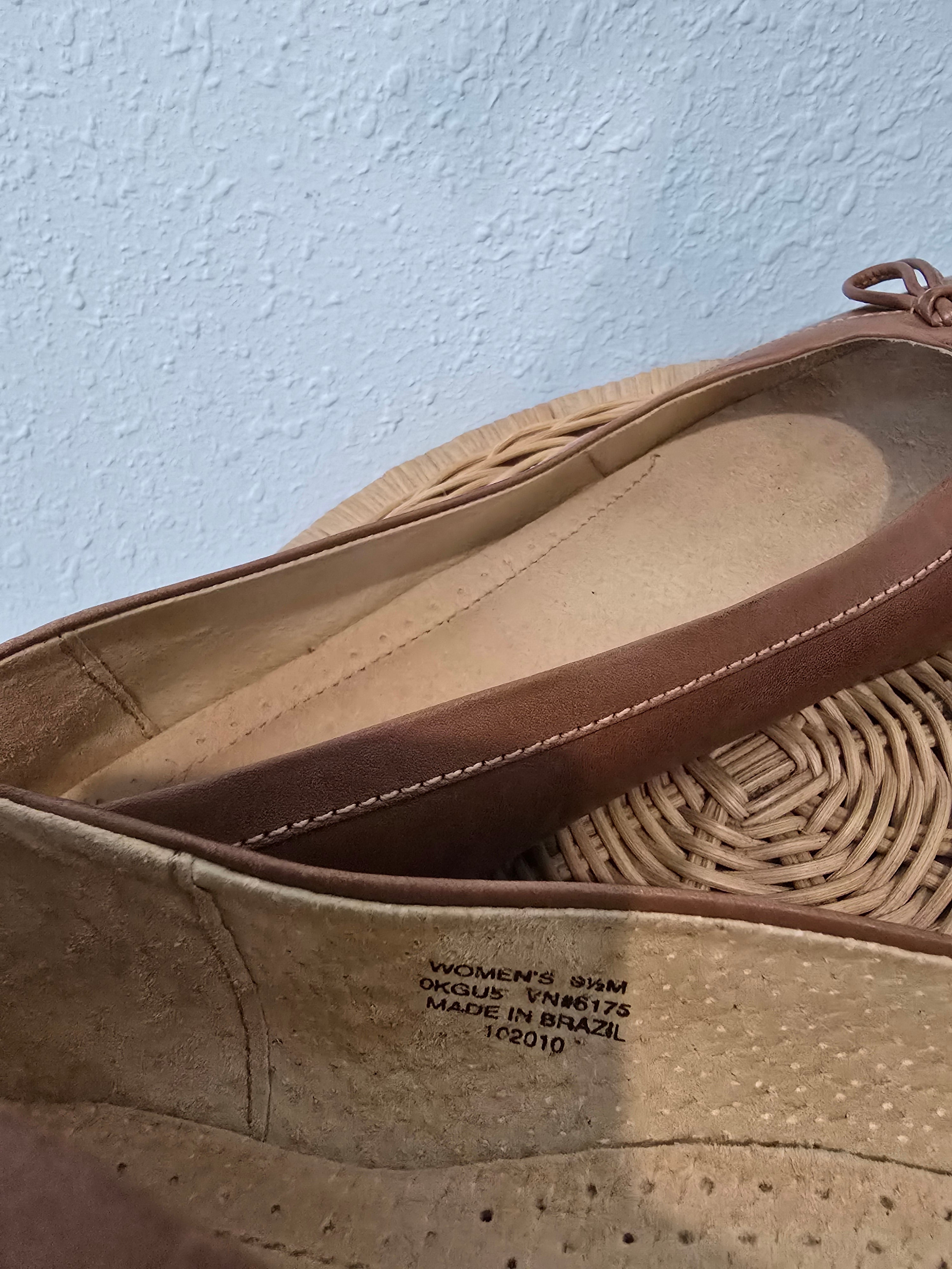 LL Bean Brown Ballet Flats (9.5)