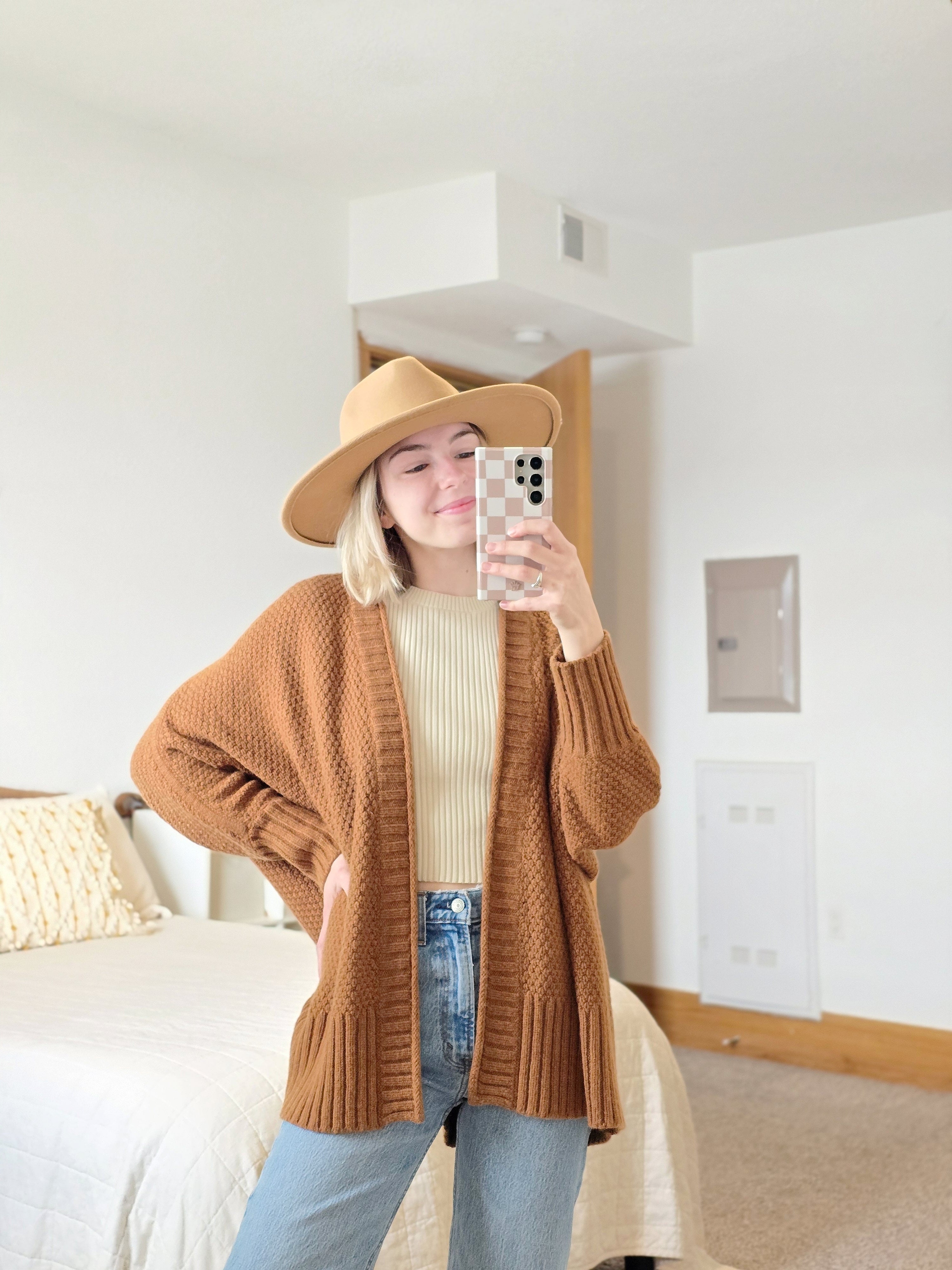 Madewell Burnt Orange Cardigan (S)