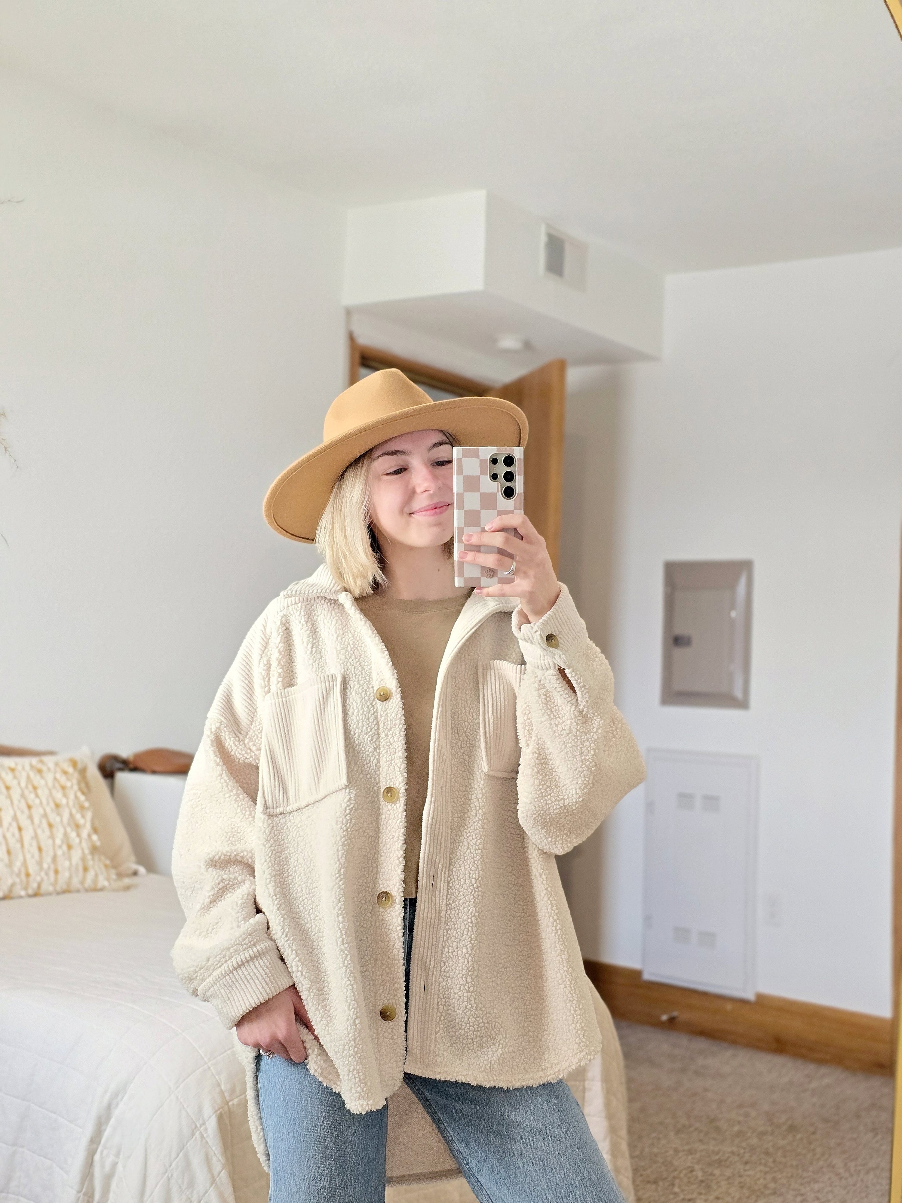 Oversized Sherpa Shacket (L)