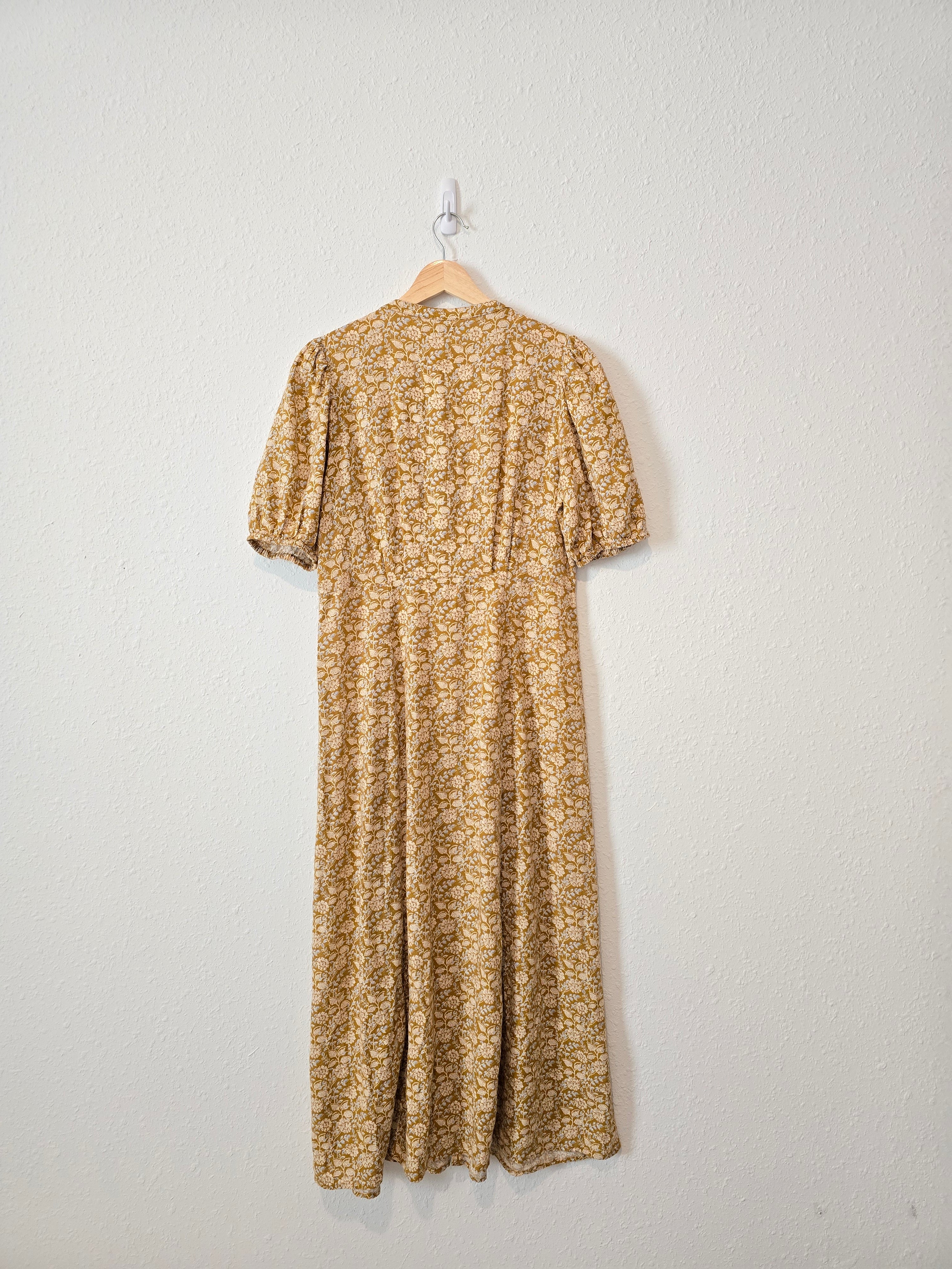 Faherty Floral Maxi Dress (S)