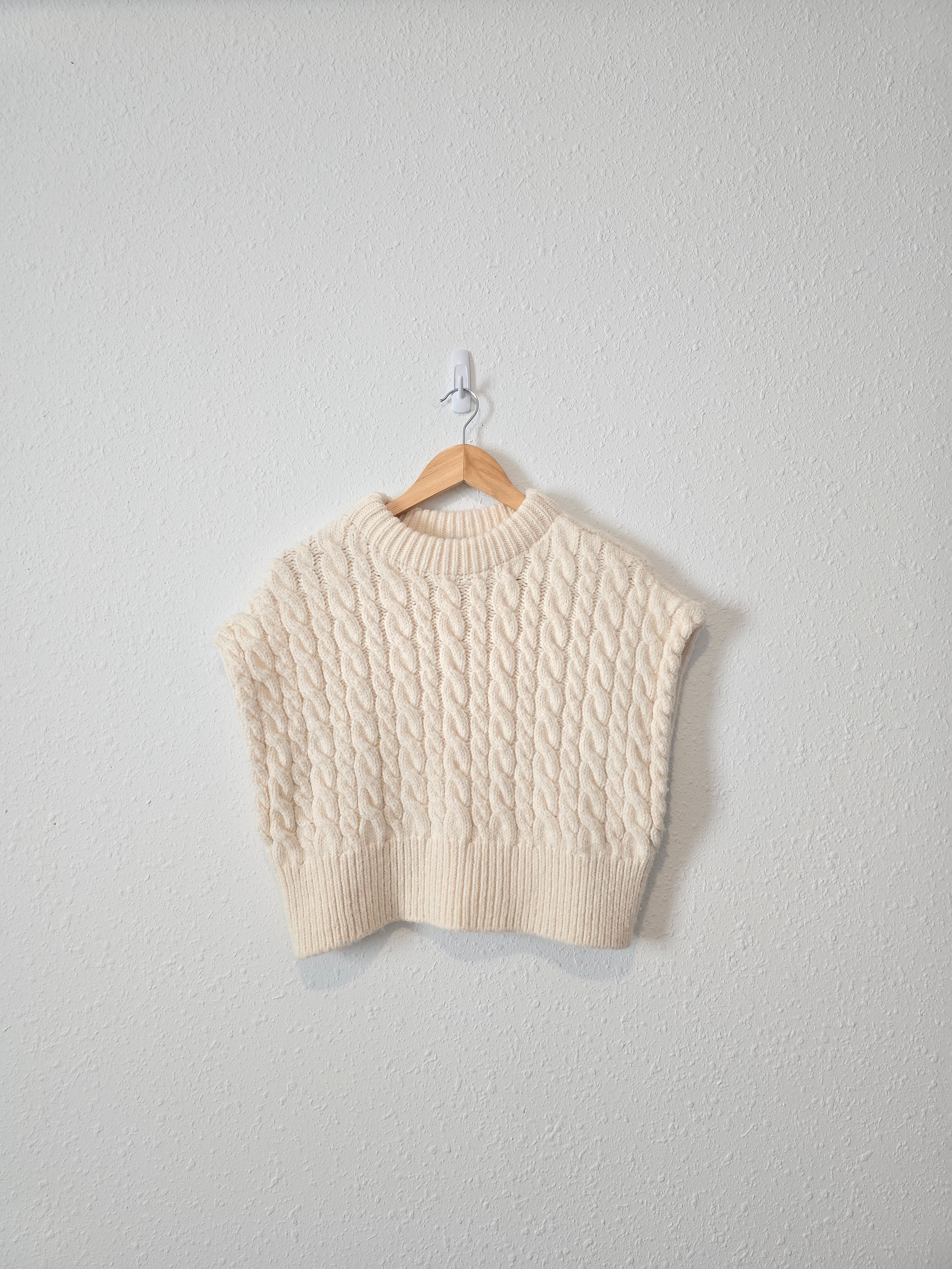 Zara Cable Knit Sweater Vest (L)