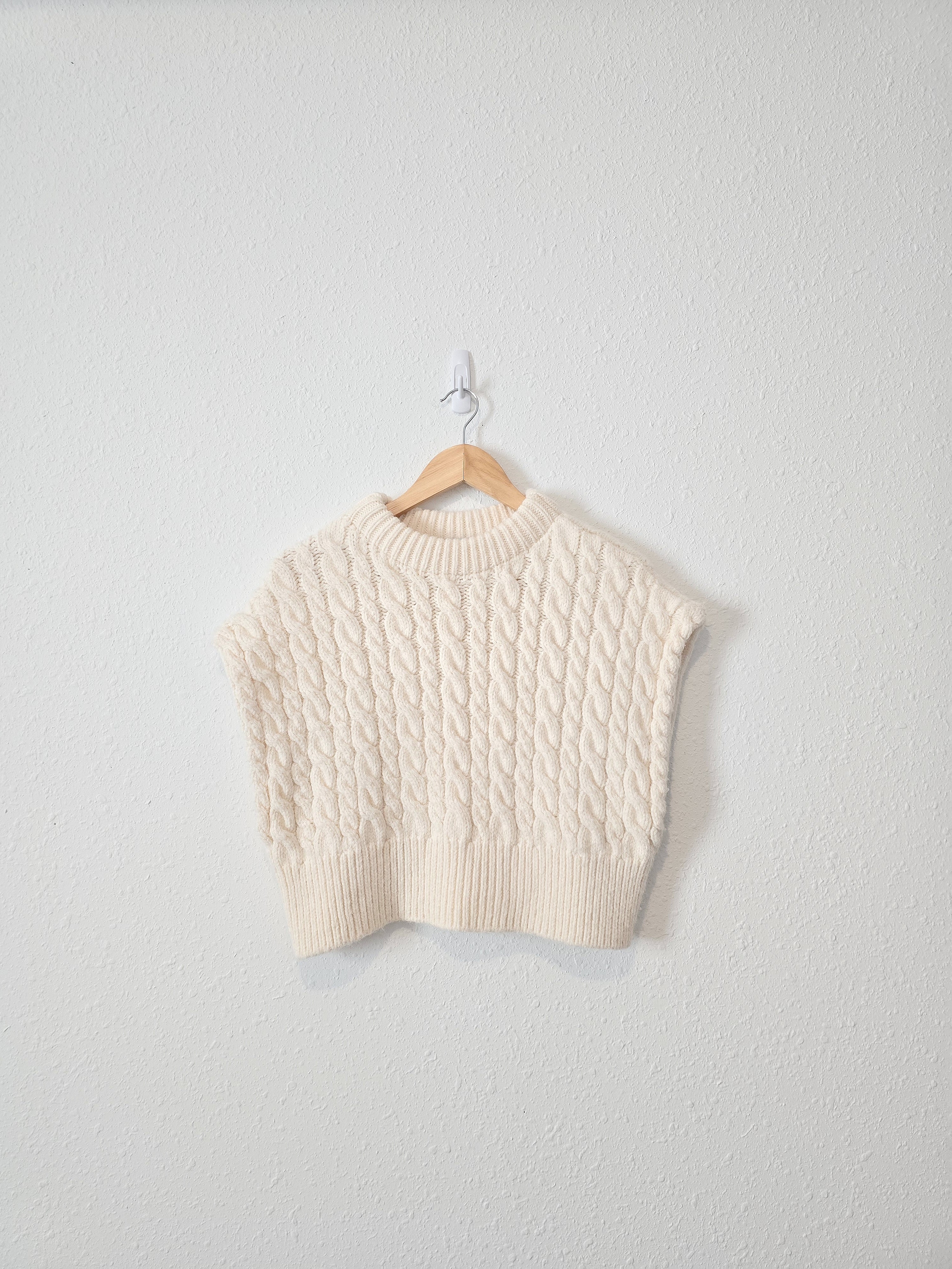 Zara Cable Knit Sweater Vest (L)