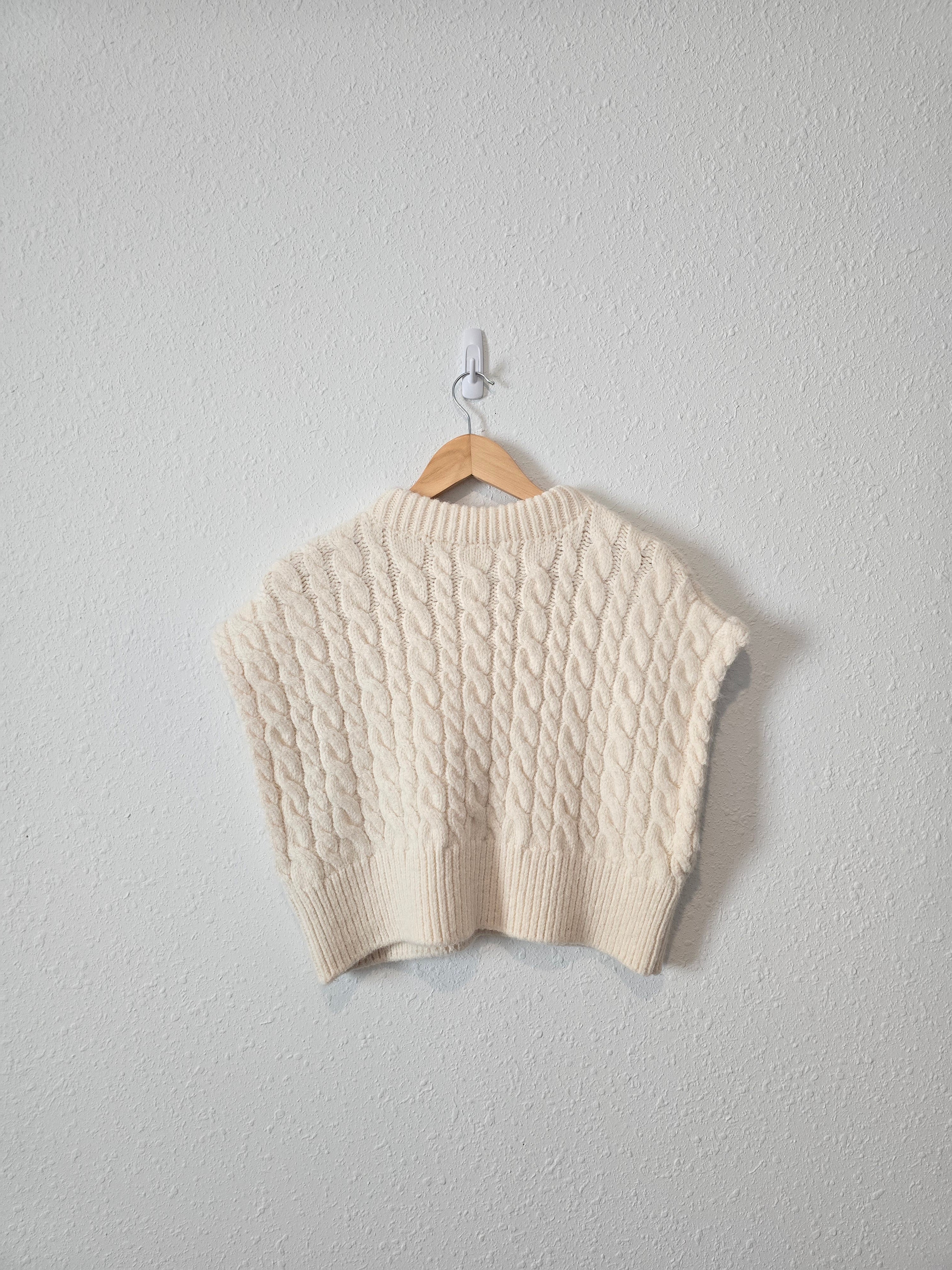 Zara Cable Knit Sweater Vest (L)