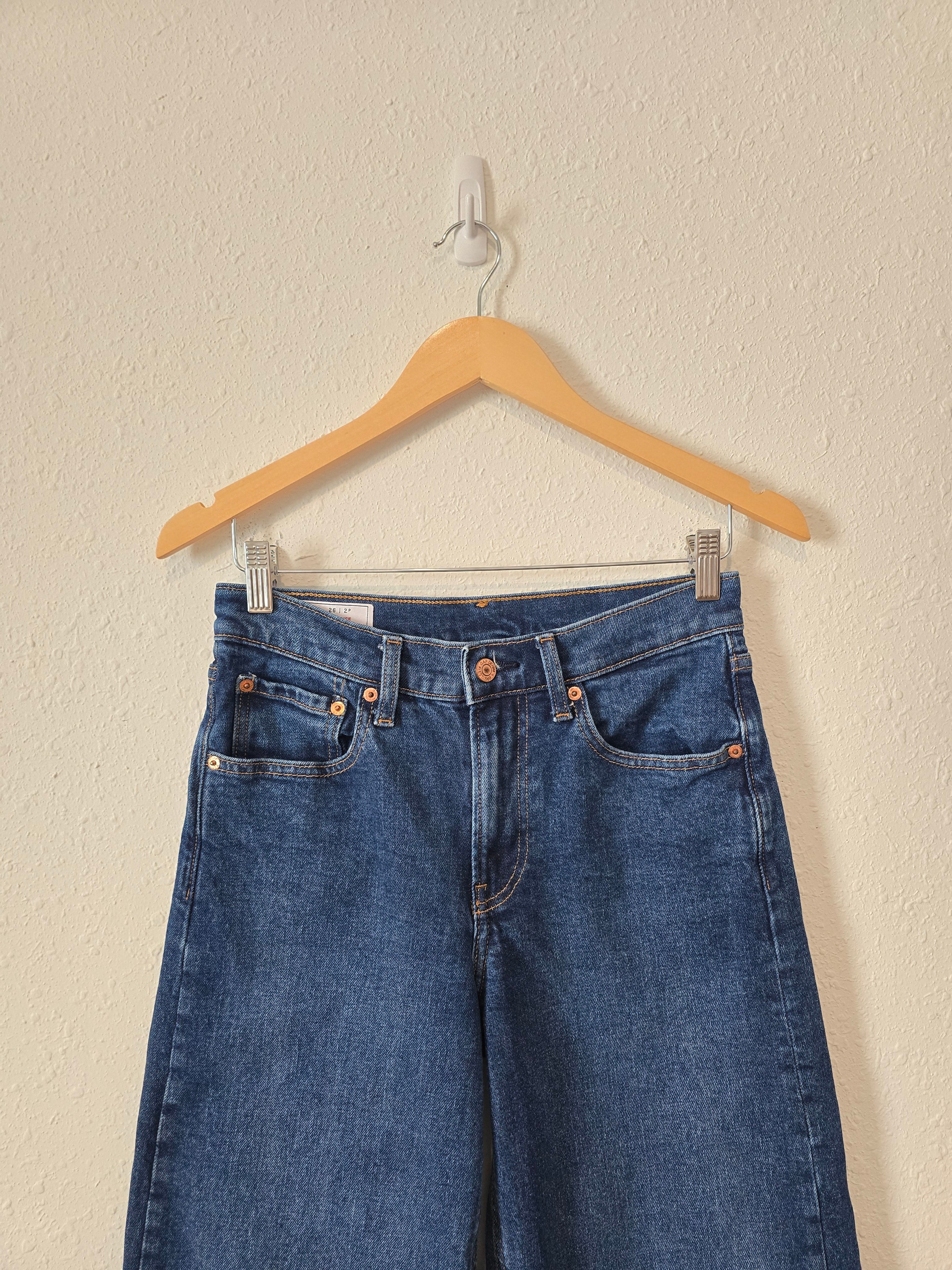 Dark Wash Wide Leg Jeans (2/26P)