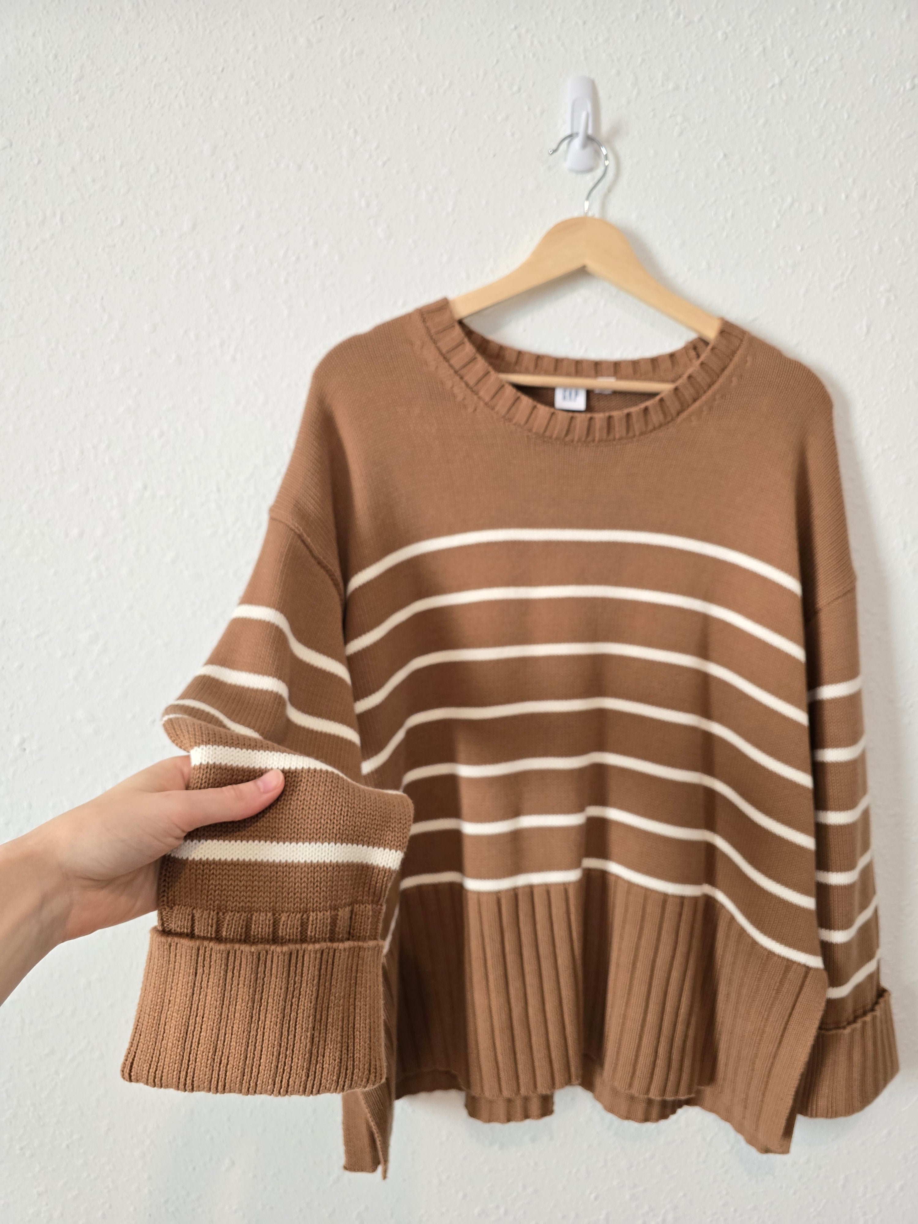 Gap Brown Striped Sweater (M)