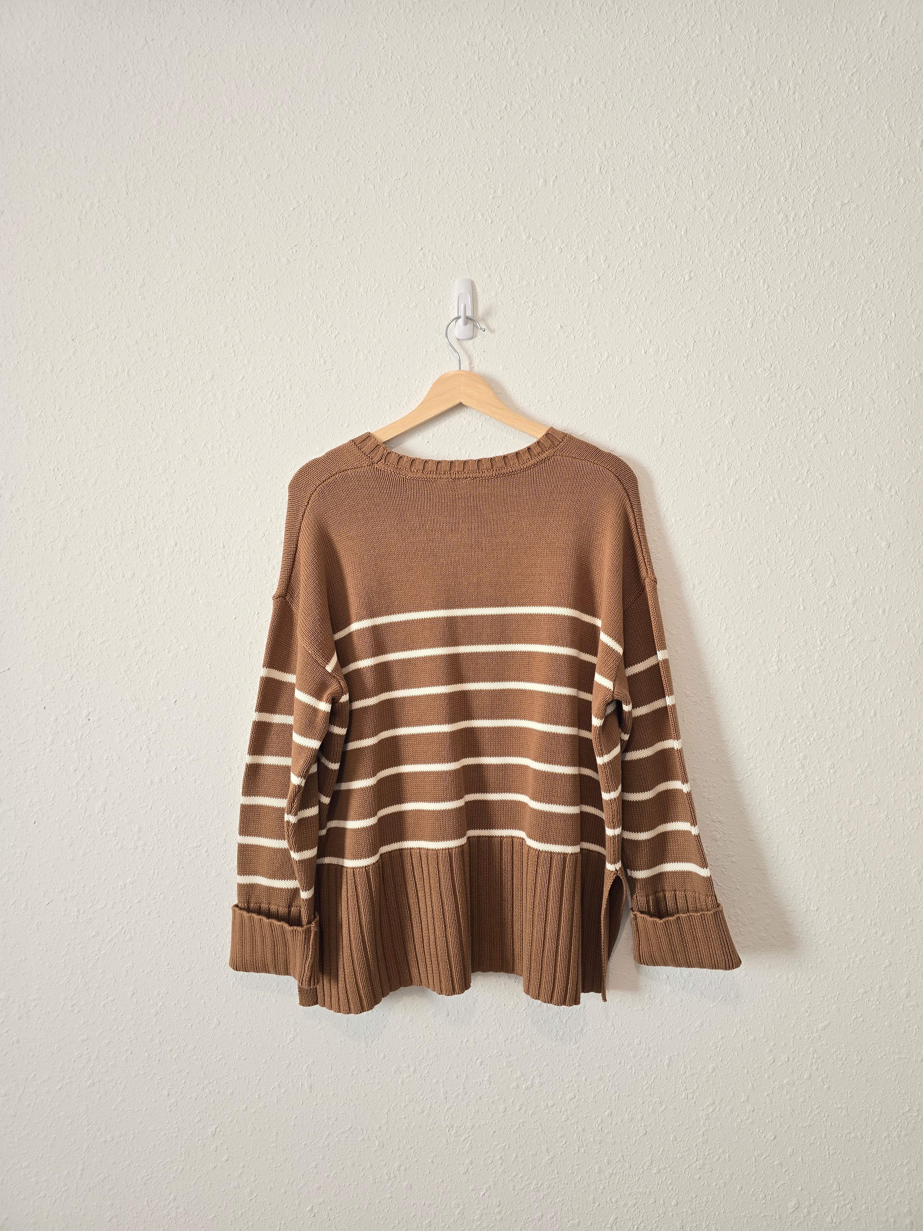 Gap Brown Striped Sweater (M)