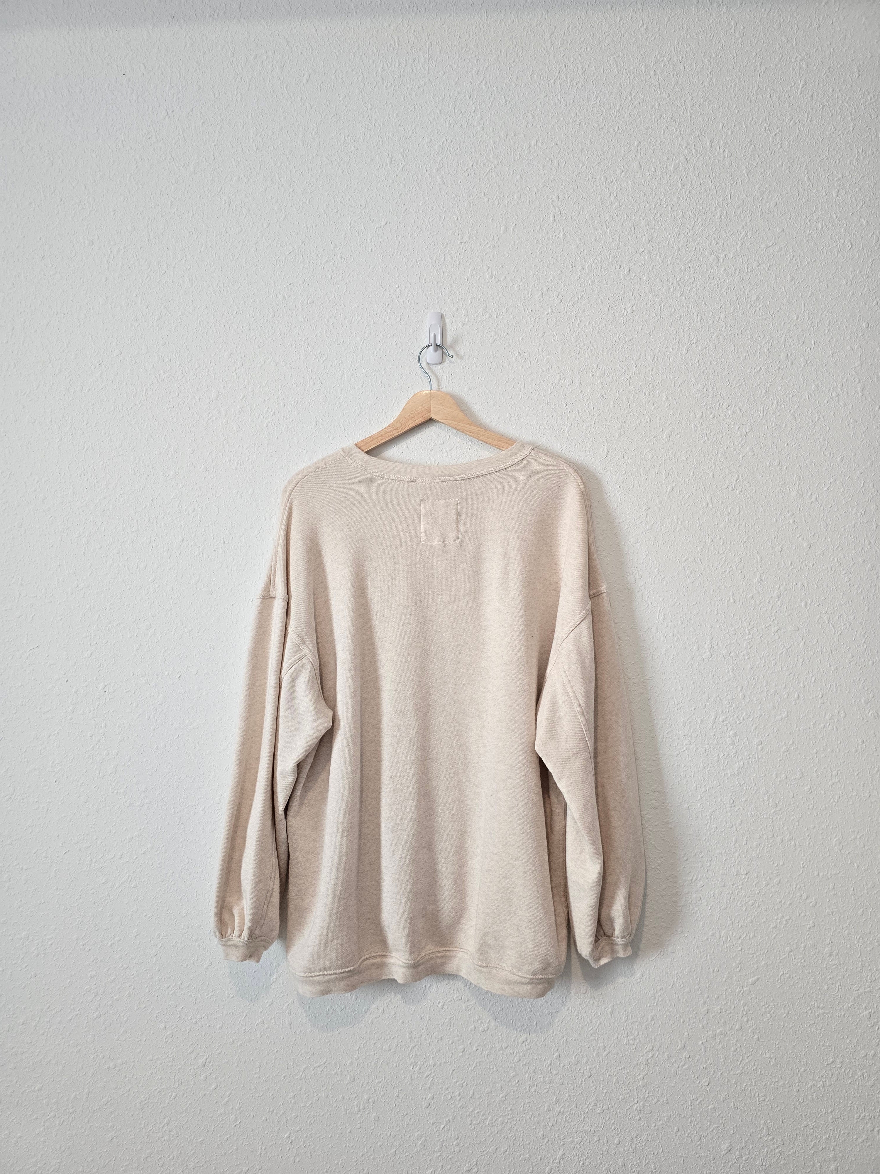 Aerie Oversized Crew Sweatshirt (S)