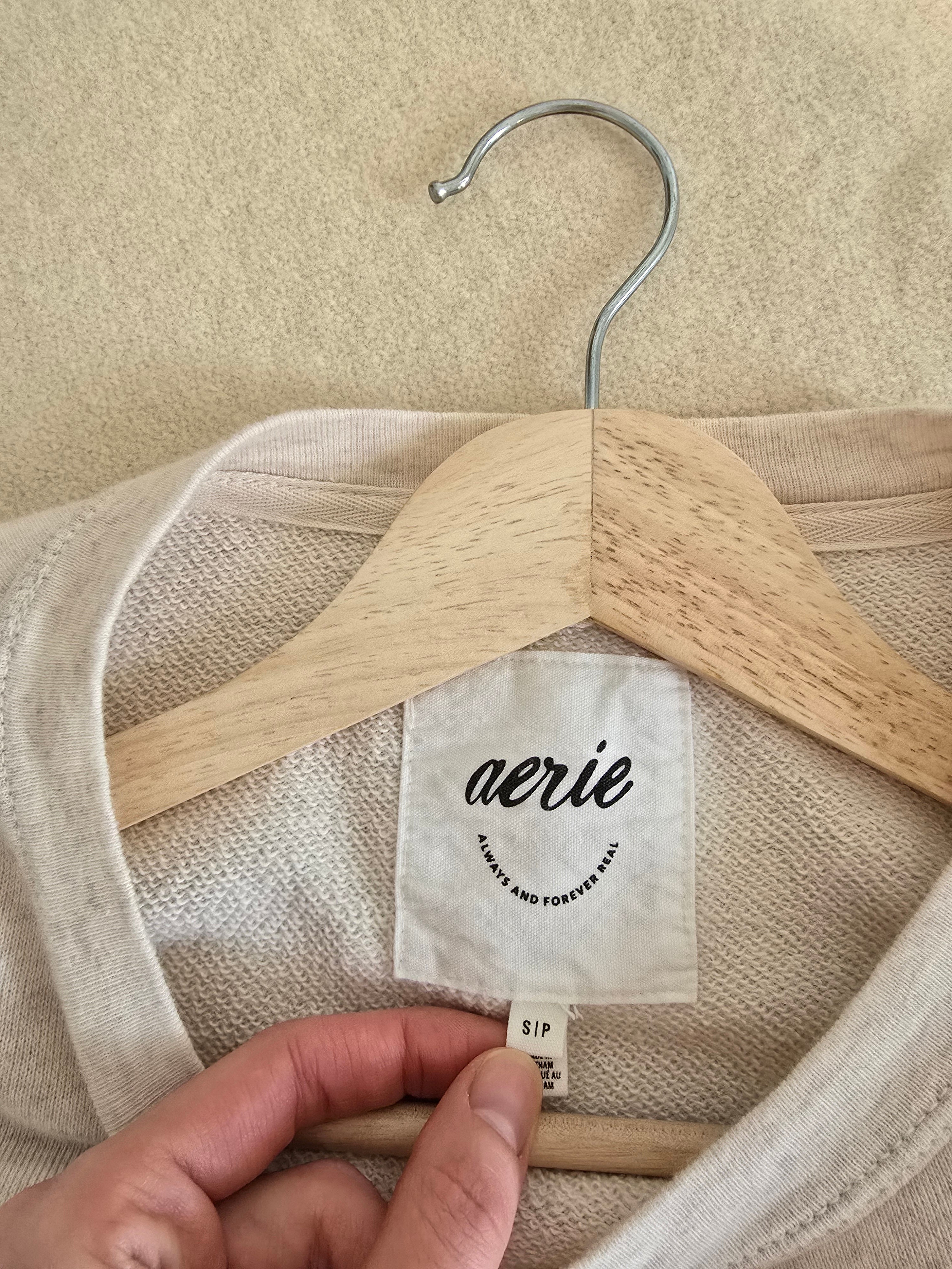 Aerie Oversized Crew Sweatshirt (S)