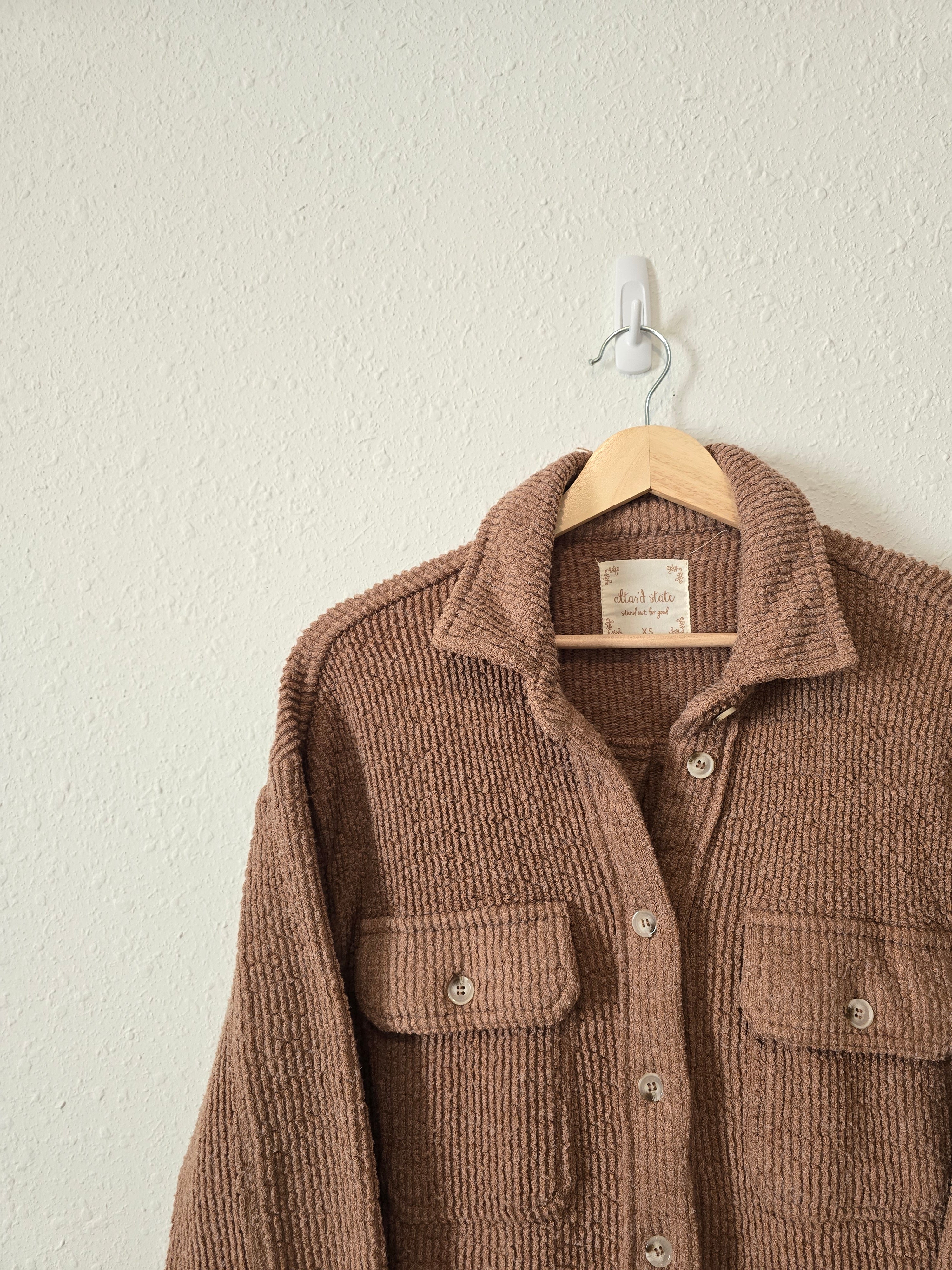 Altar'd State Brown Shacket (XS)