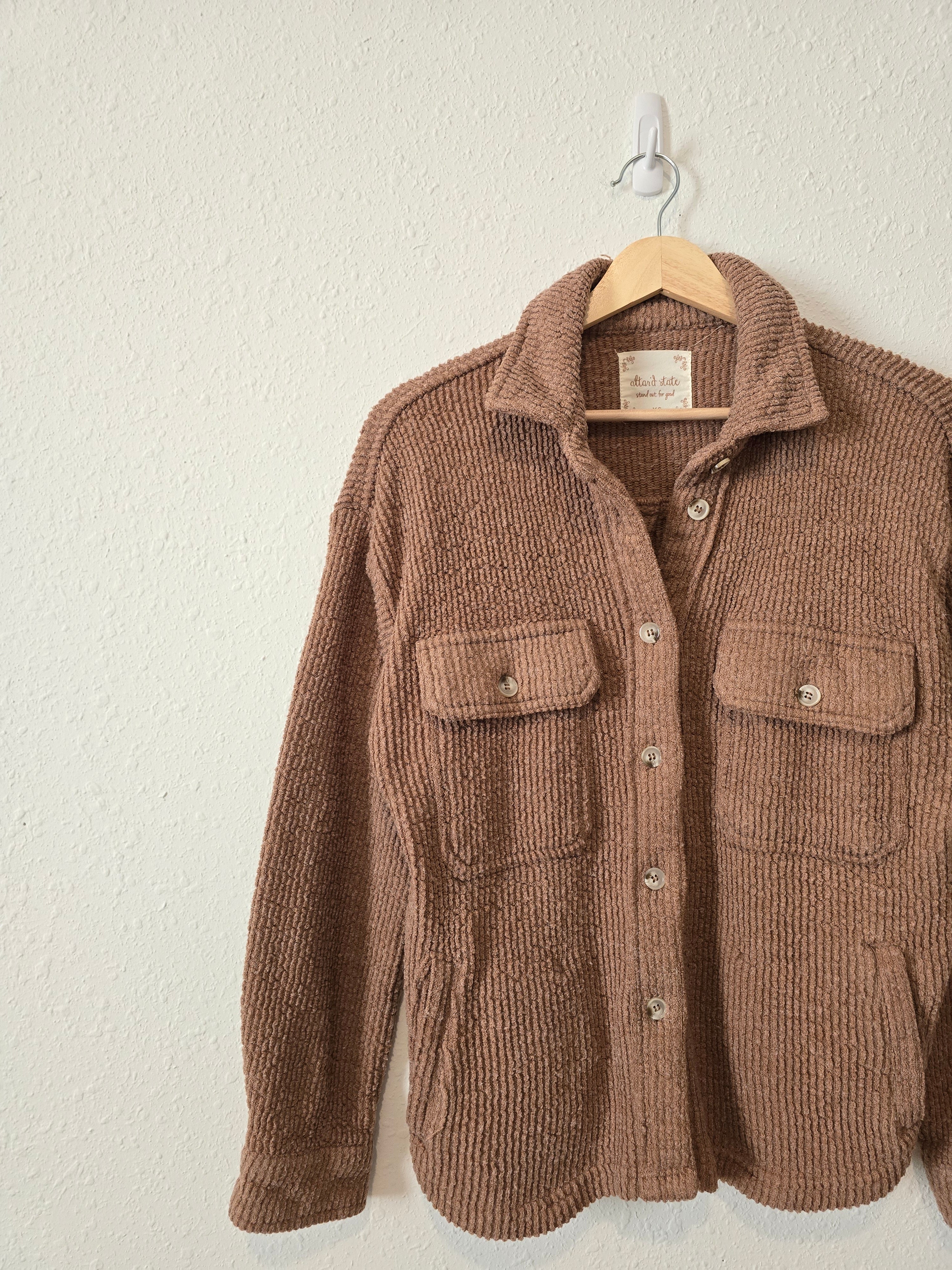 Altar'd State Brown Shacket (XS)