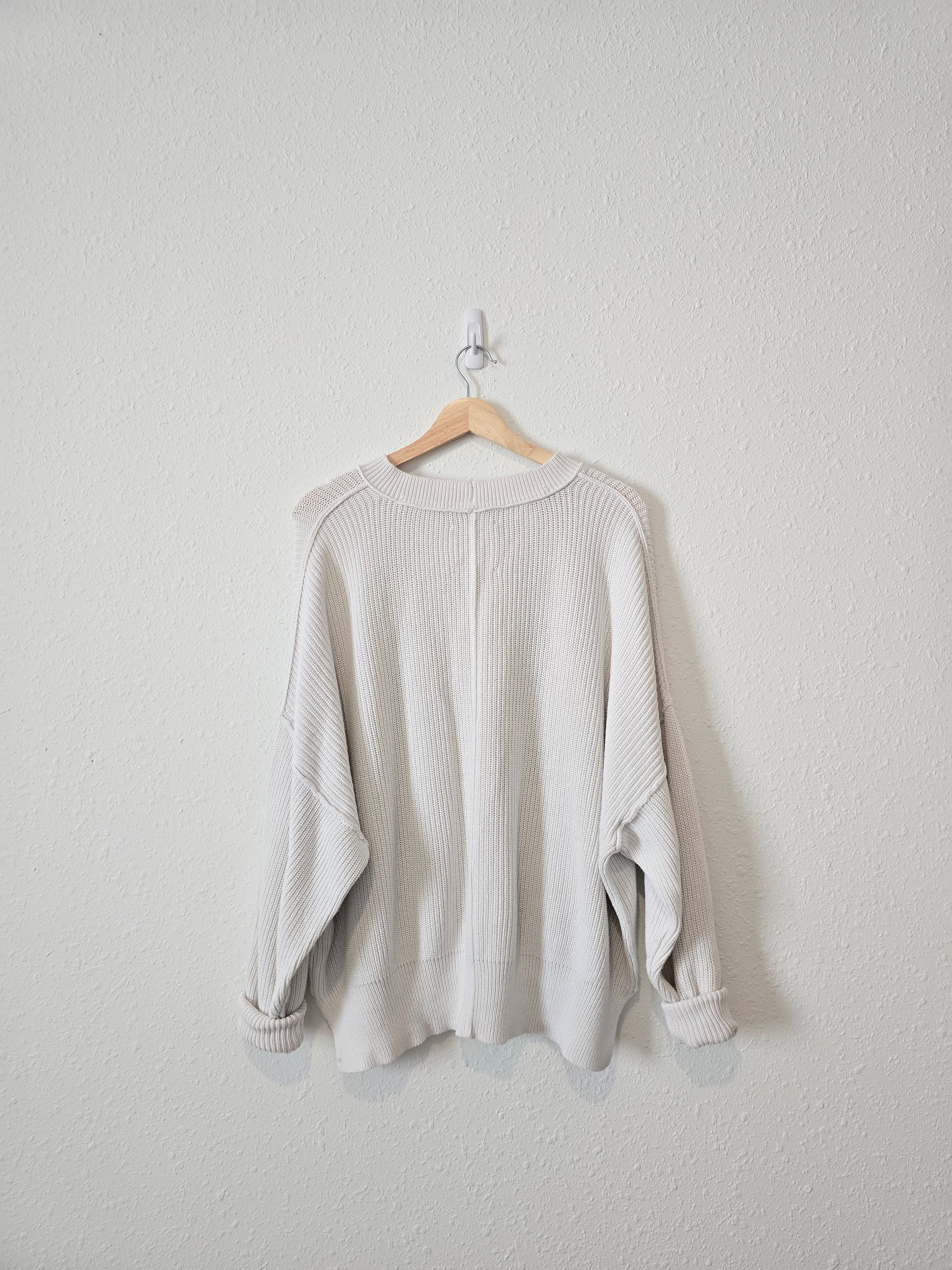 Aerie Oversized Ribbed Sweater (M)
