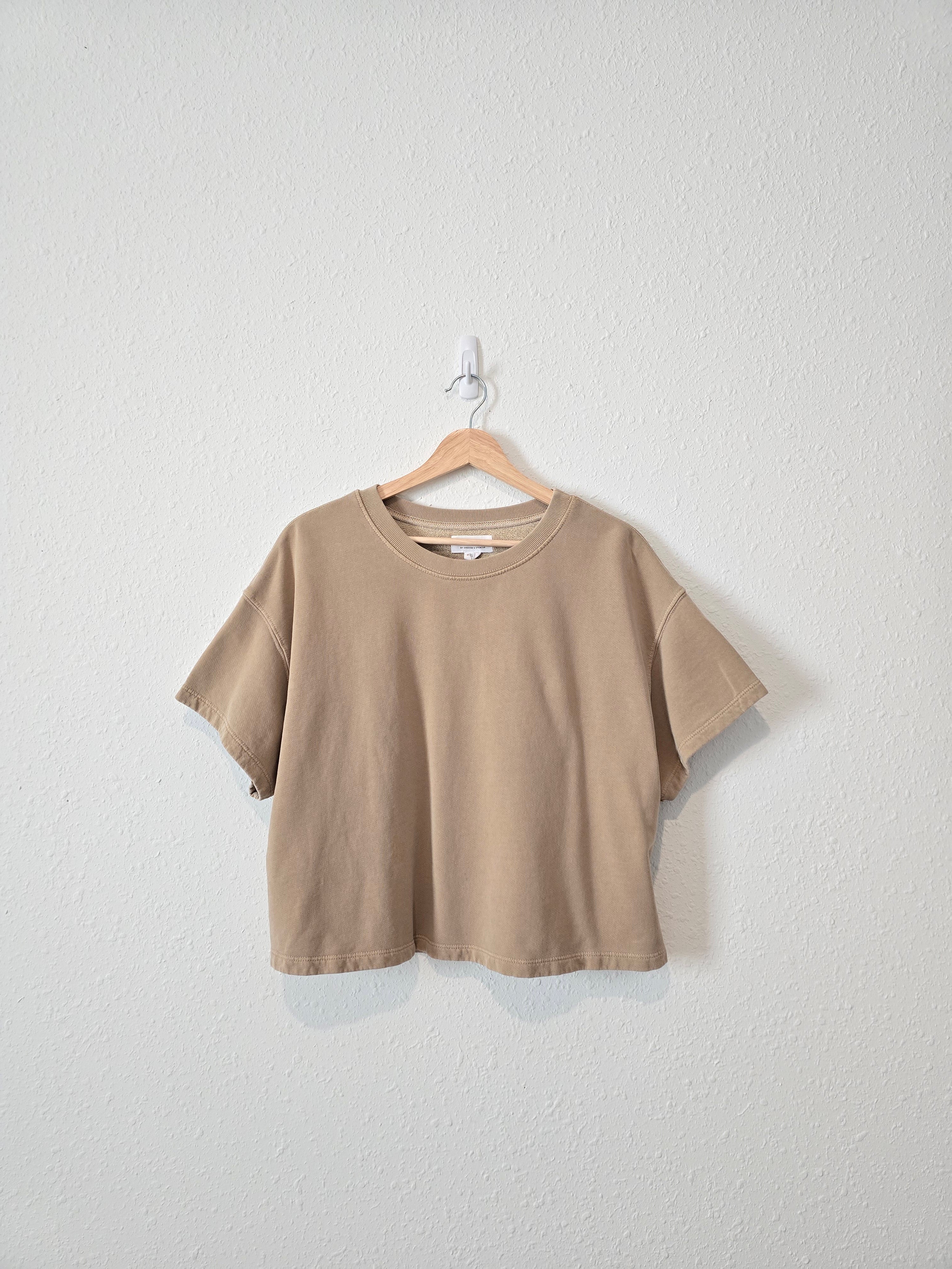Cotton Crew Short Sleeve Tee (L)