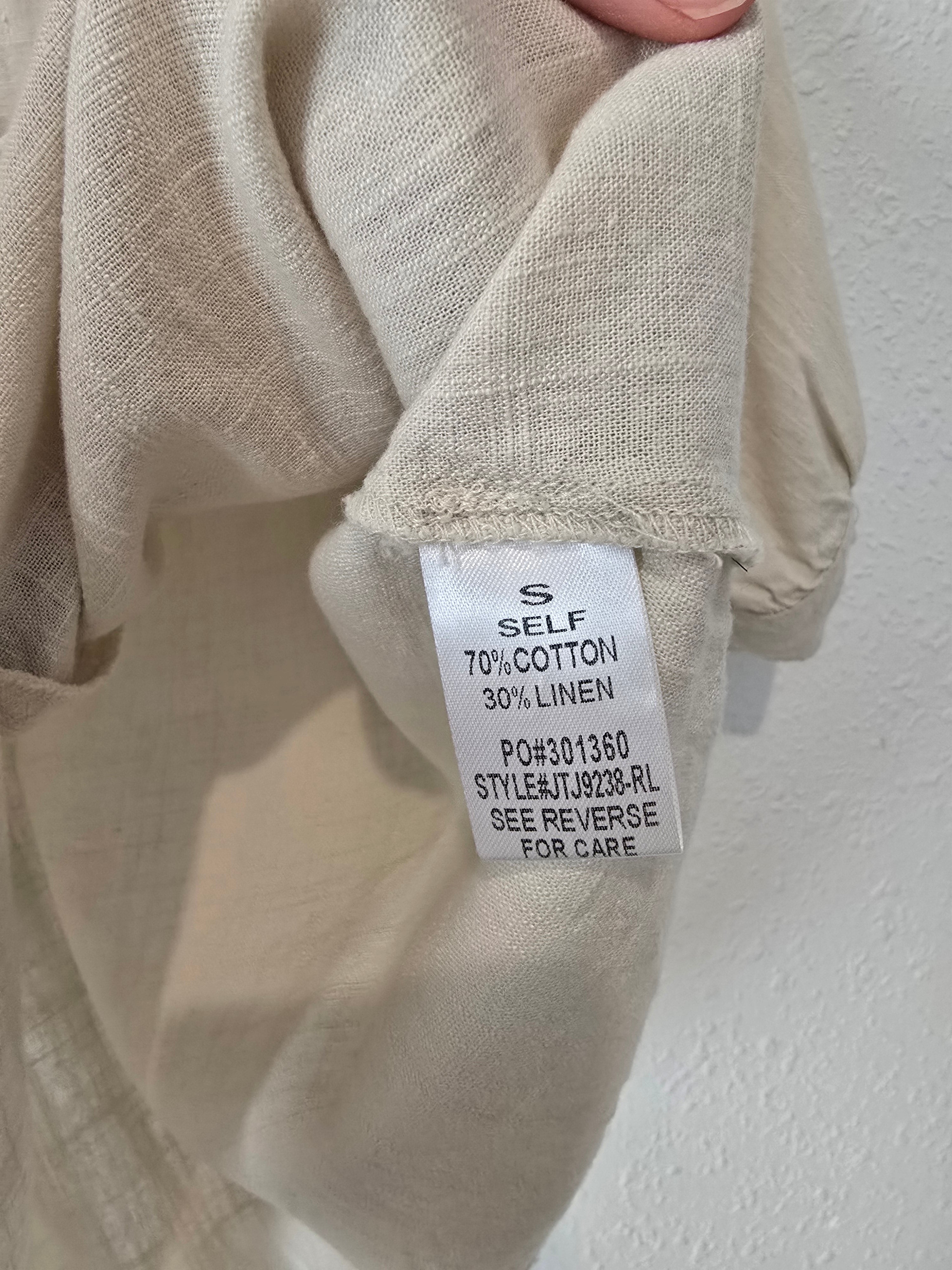 Roolee Cotton Linen Blend Top (S)