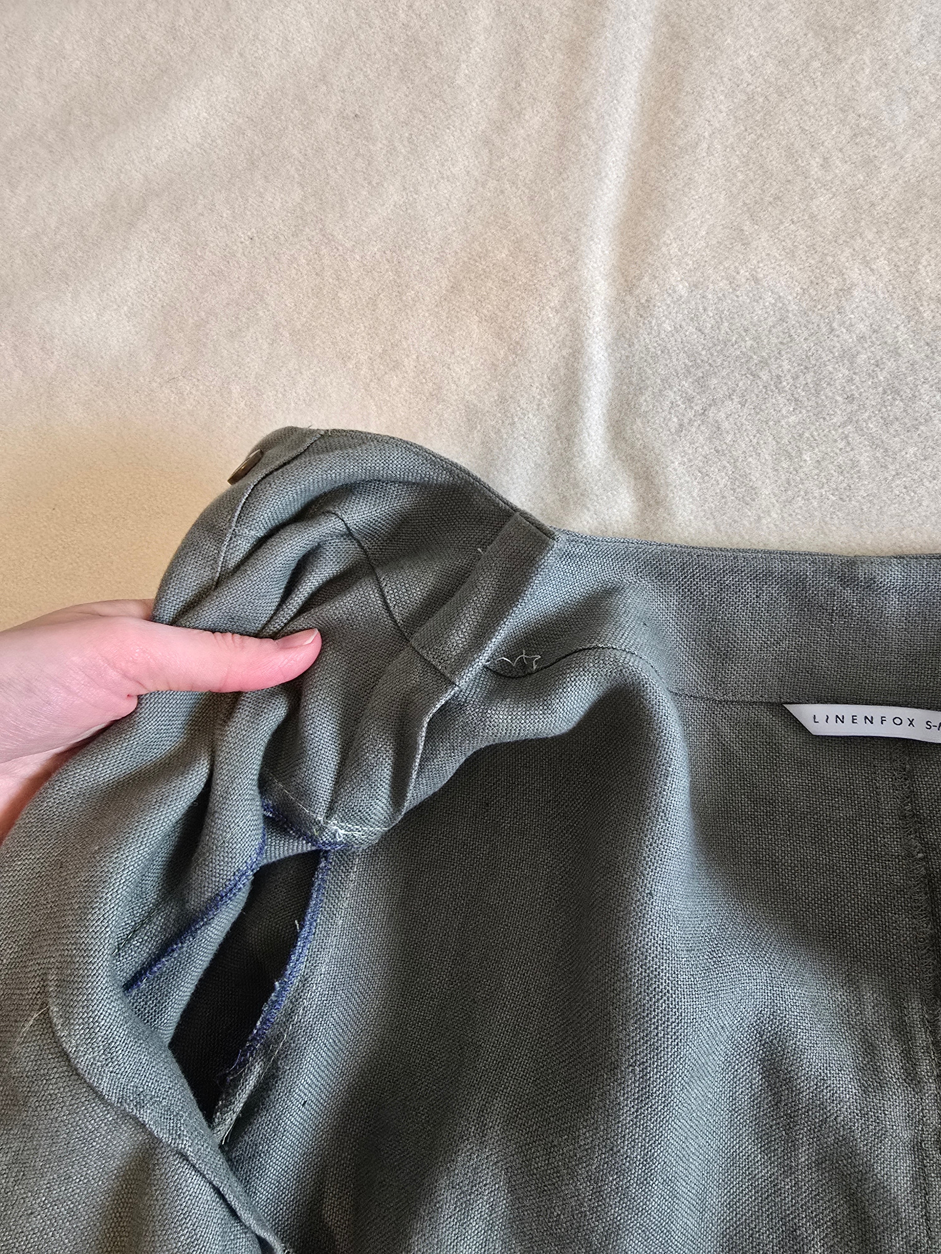 Linenfox Green Linen Jacket (S/M)