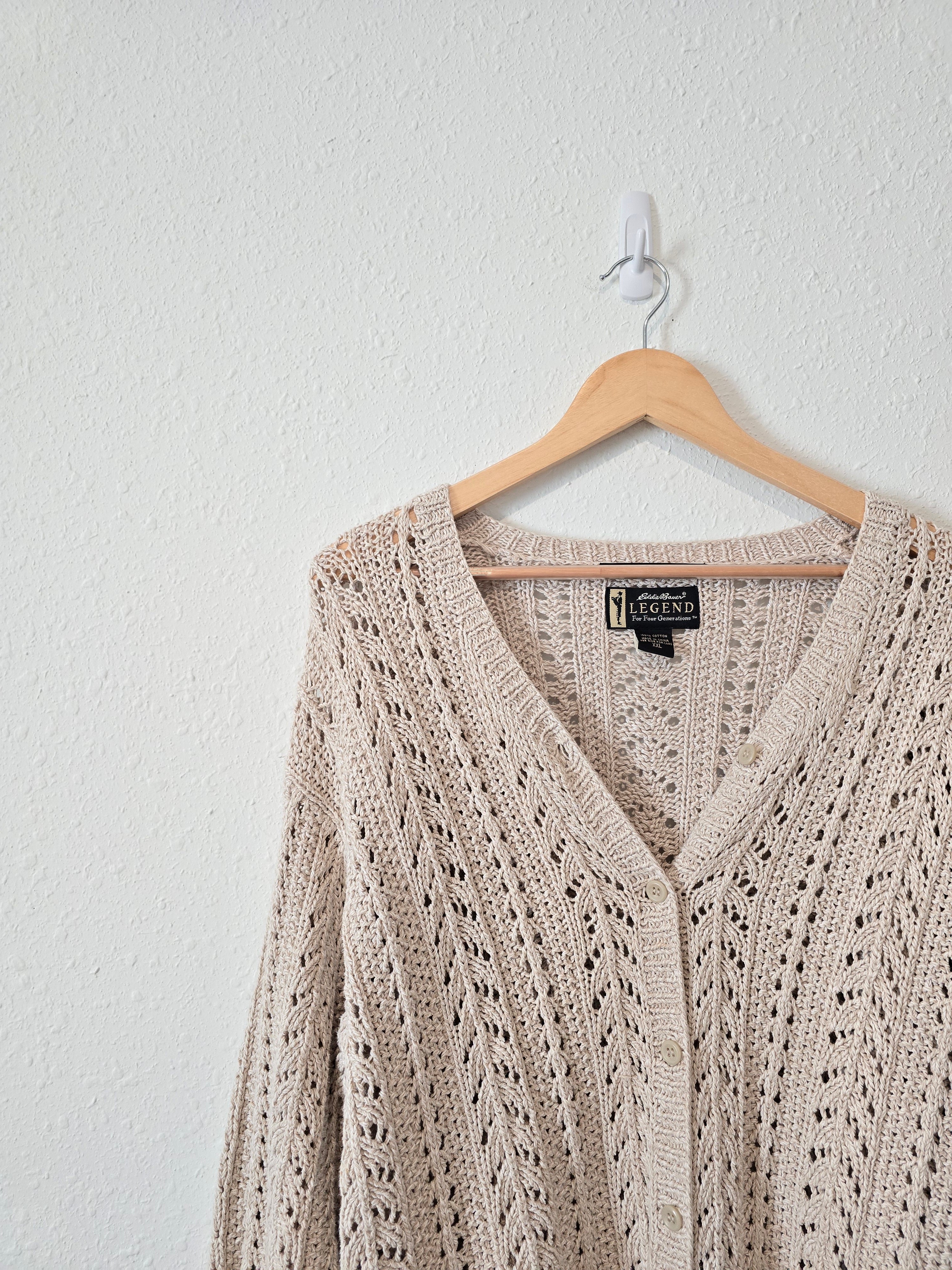 Vintage Eddie Bauer Cotton Sweater (XXL)
