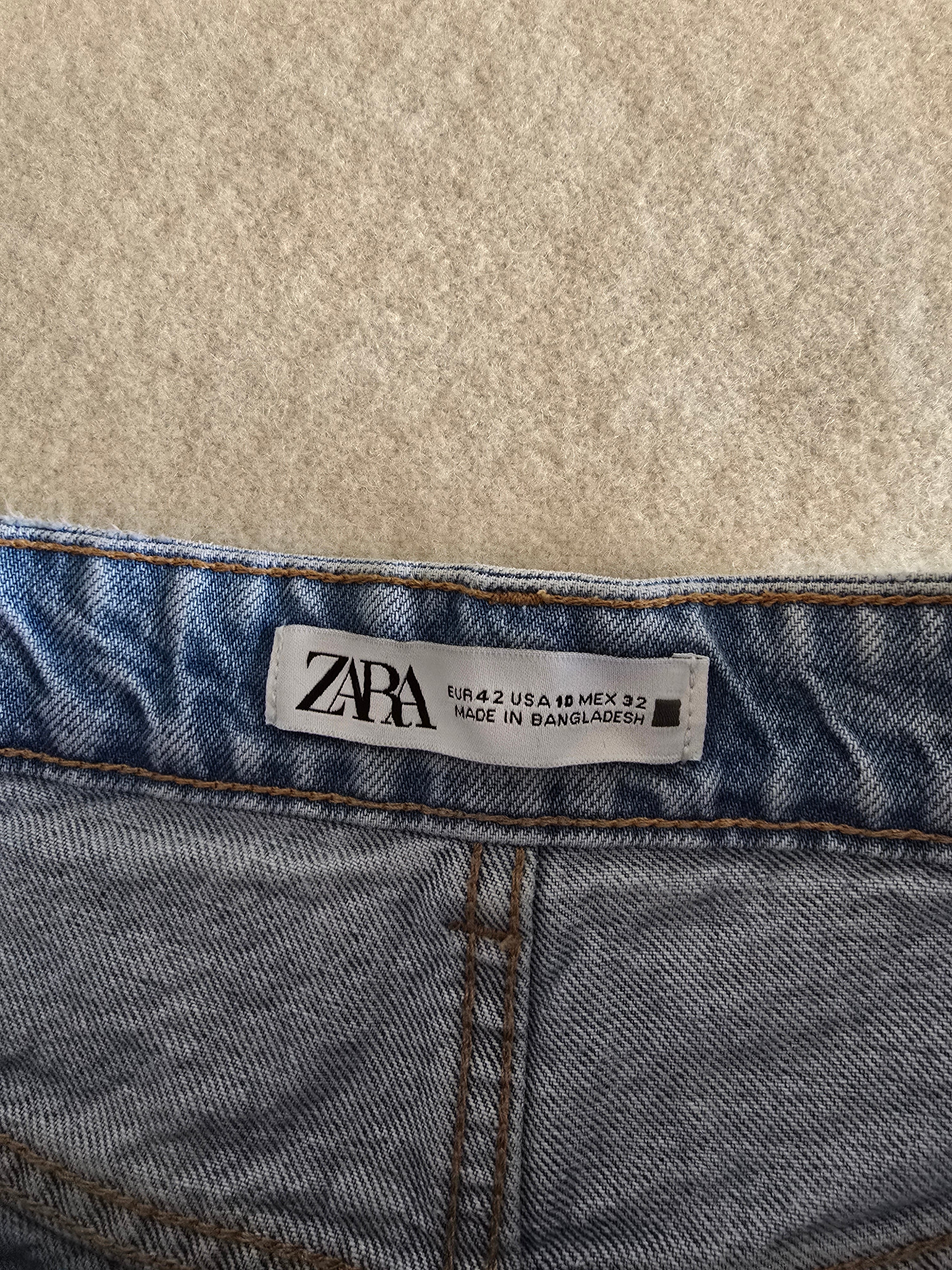 Zara Light Wash Denim Shorts (10)
