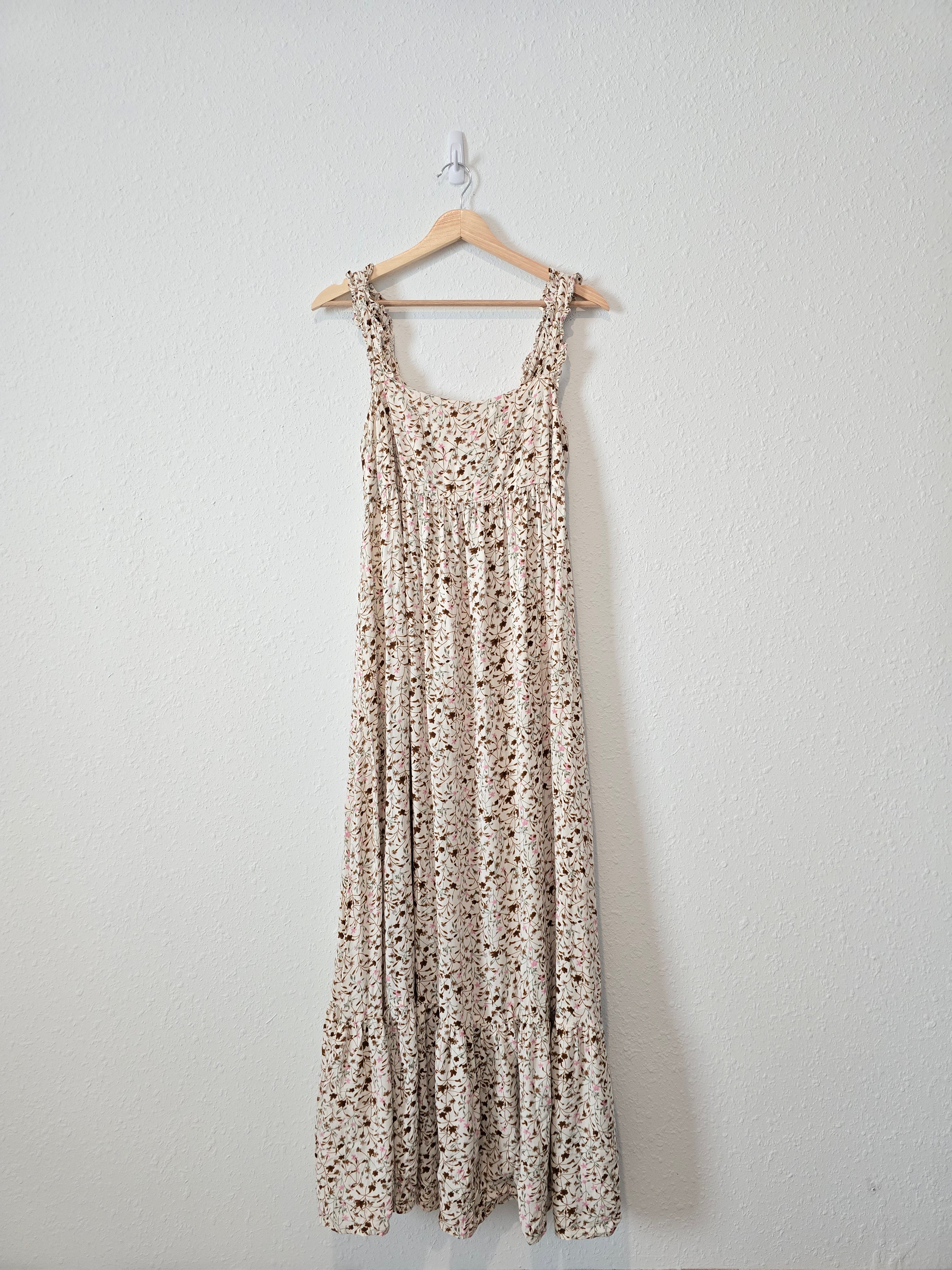 Easel Floral Maxi Dress (L)