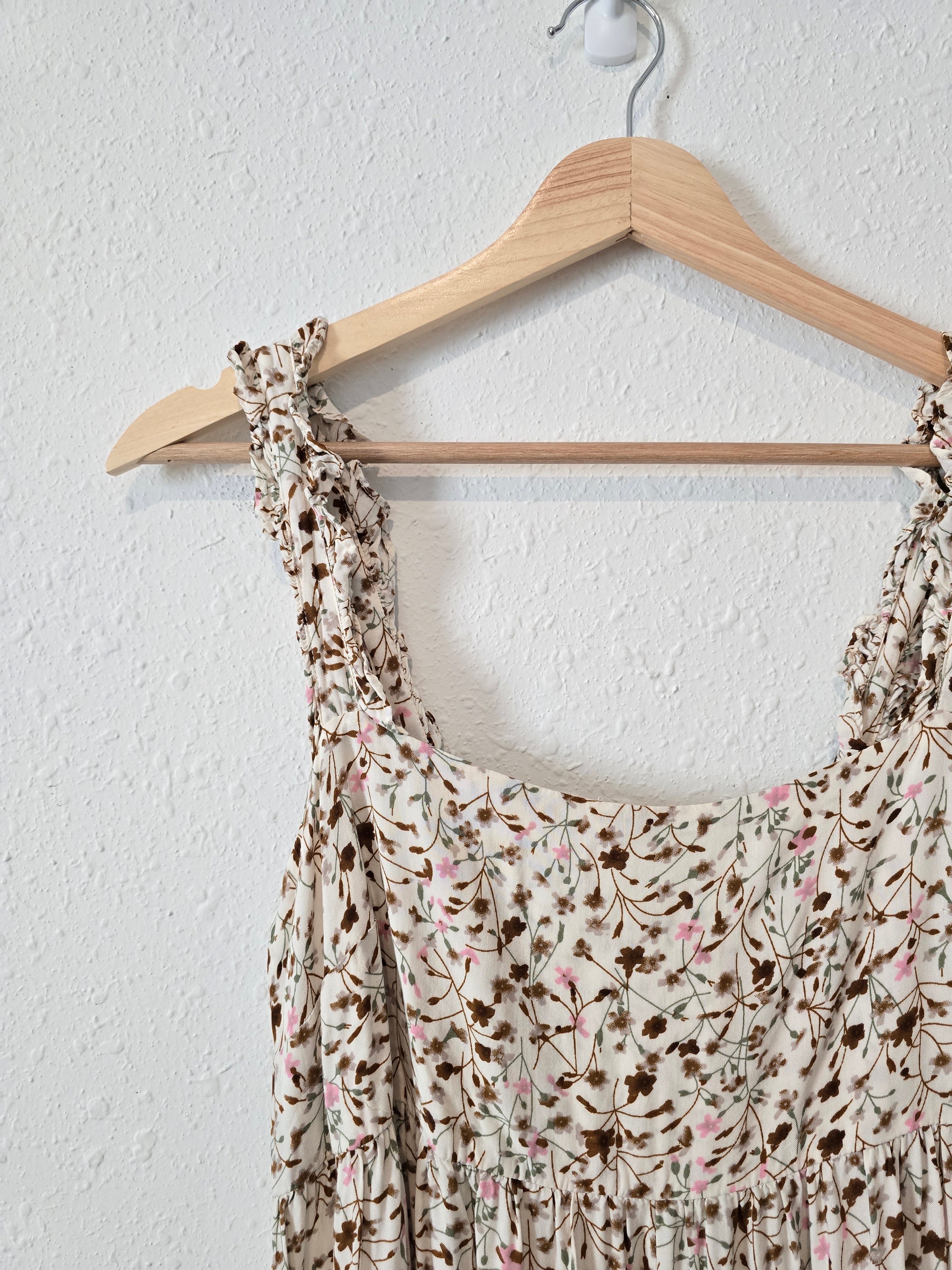 Easel Floral Maxi Dress (L)