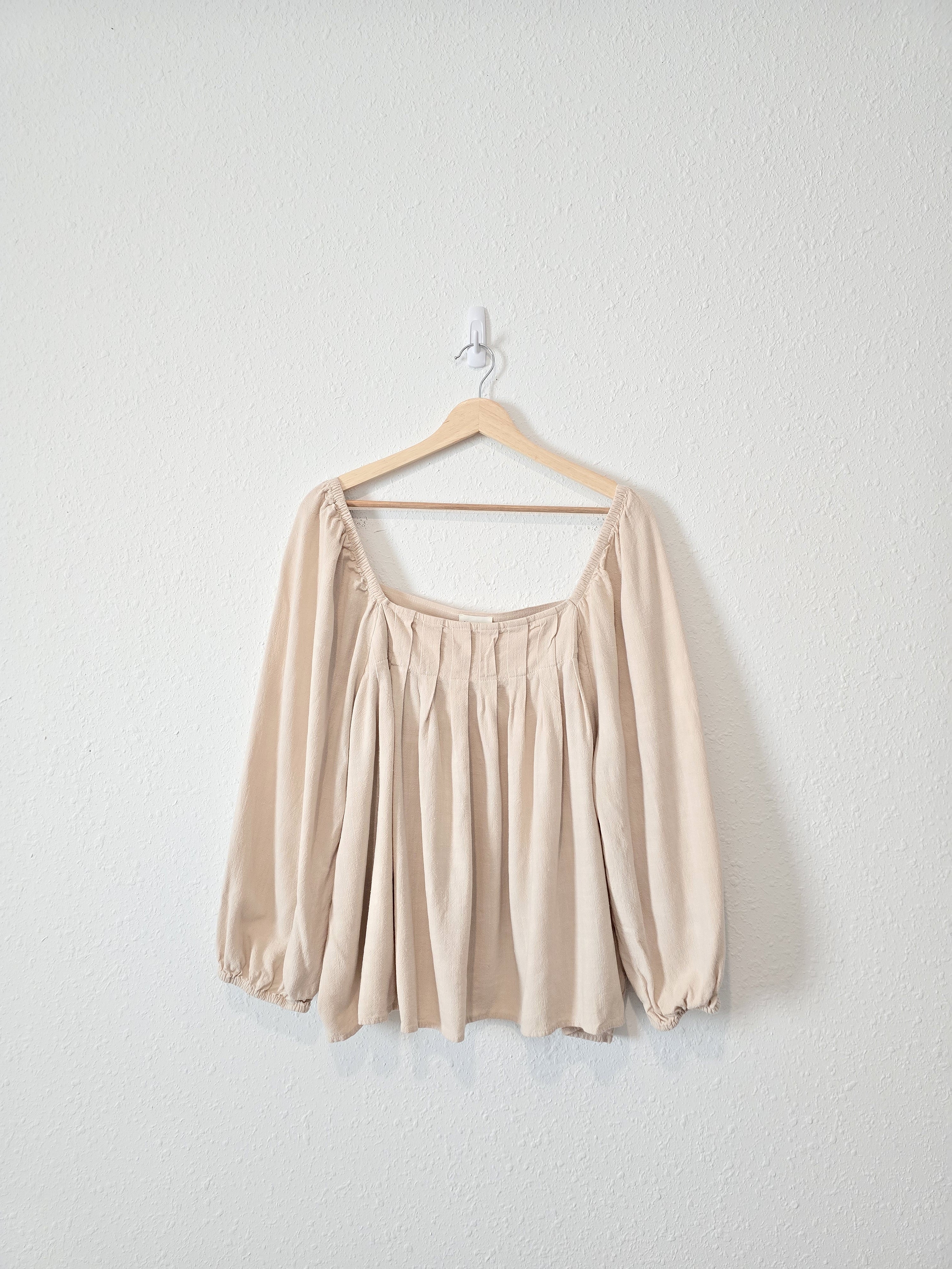 Hayden Linen Blend Blouse (2X)