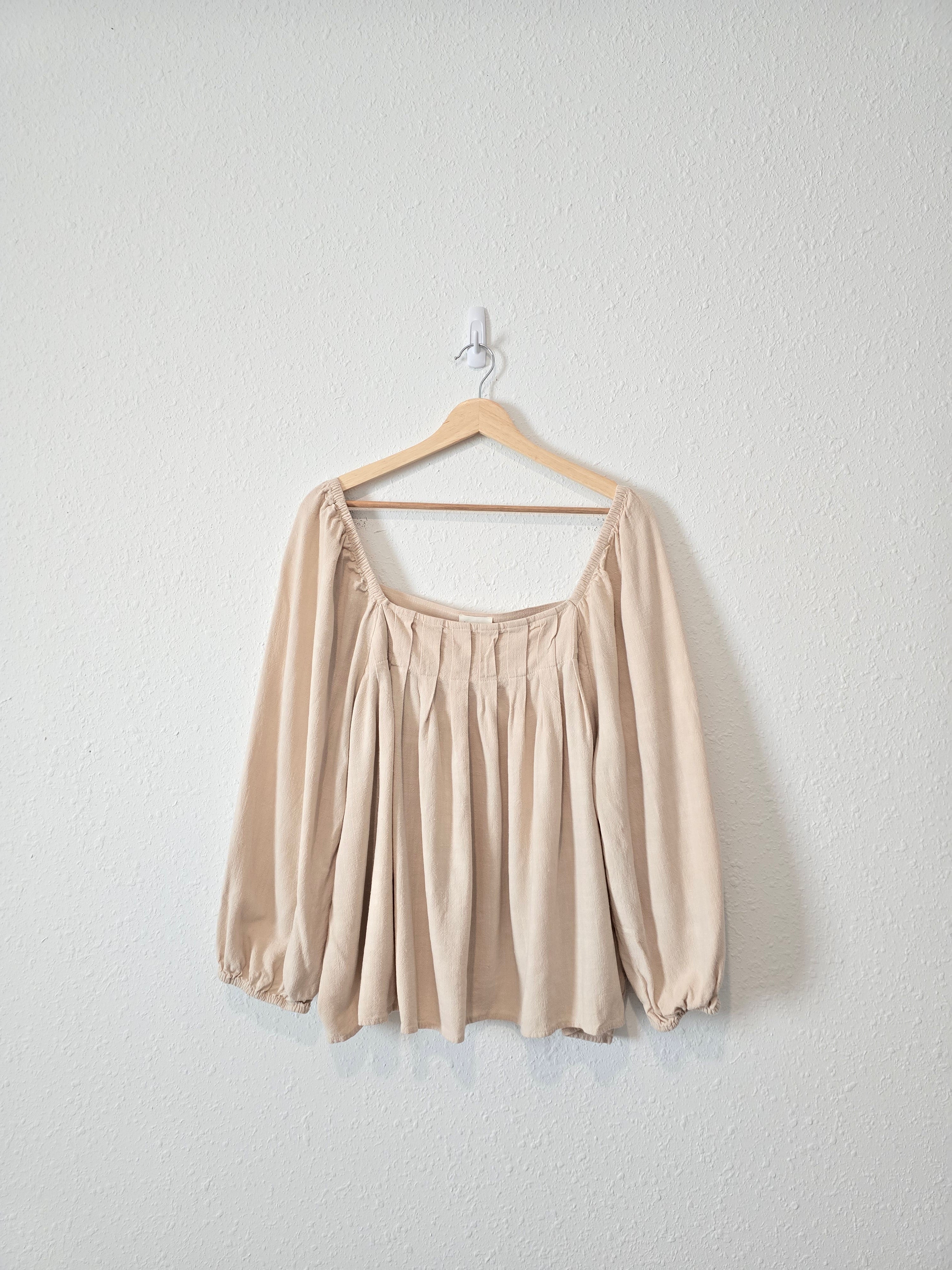 Hayden Linen Blend Blouse (2X)