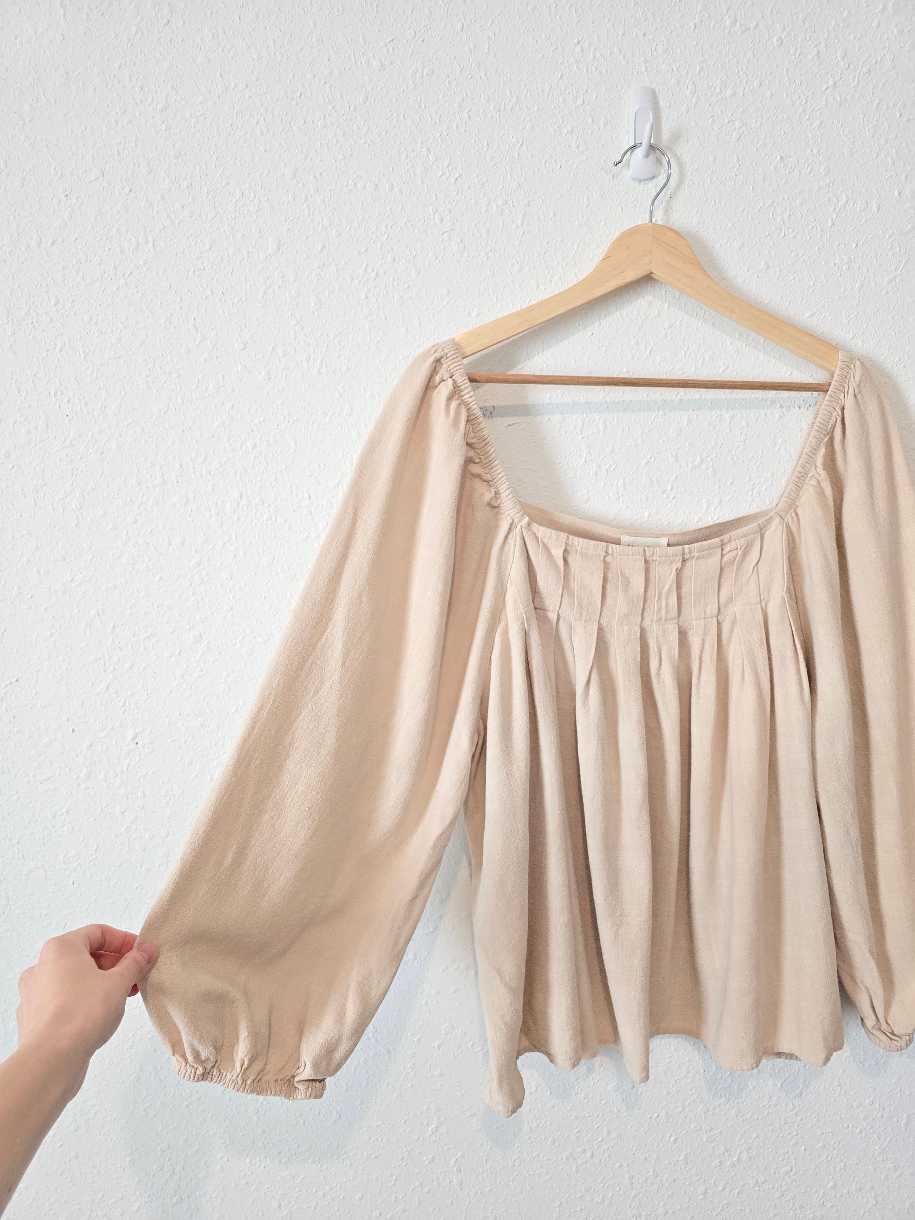 Hayden Linen Blend Blouse (2X)