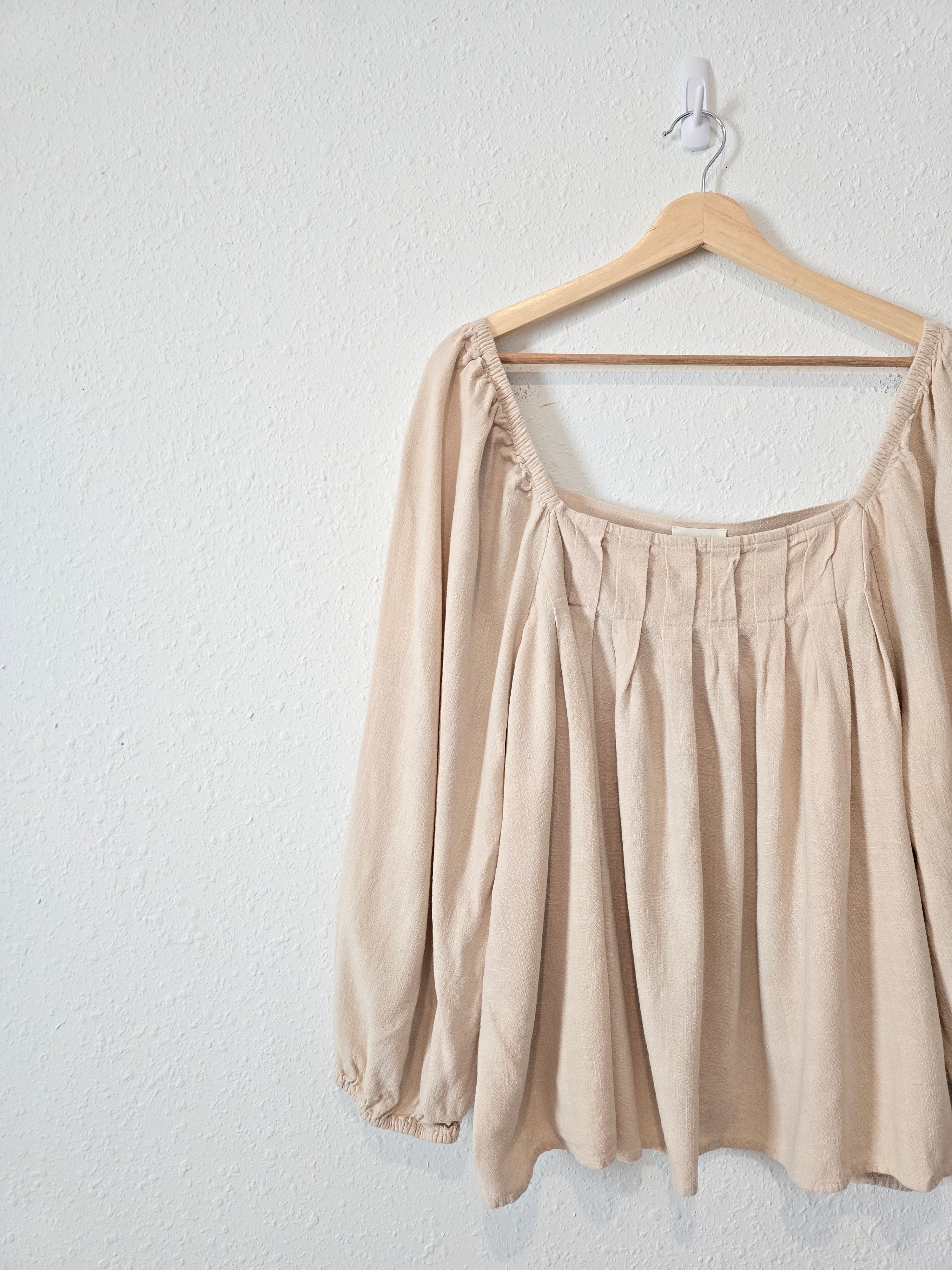 Hayden Linen Blend Blouse (2X)